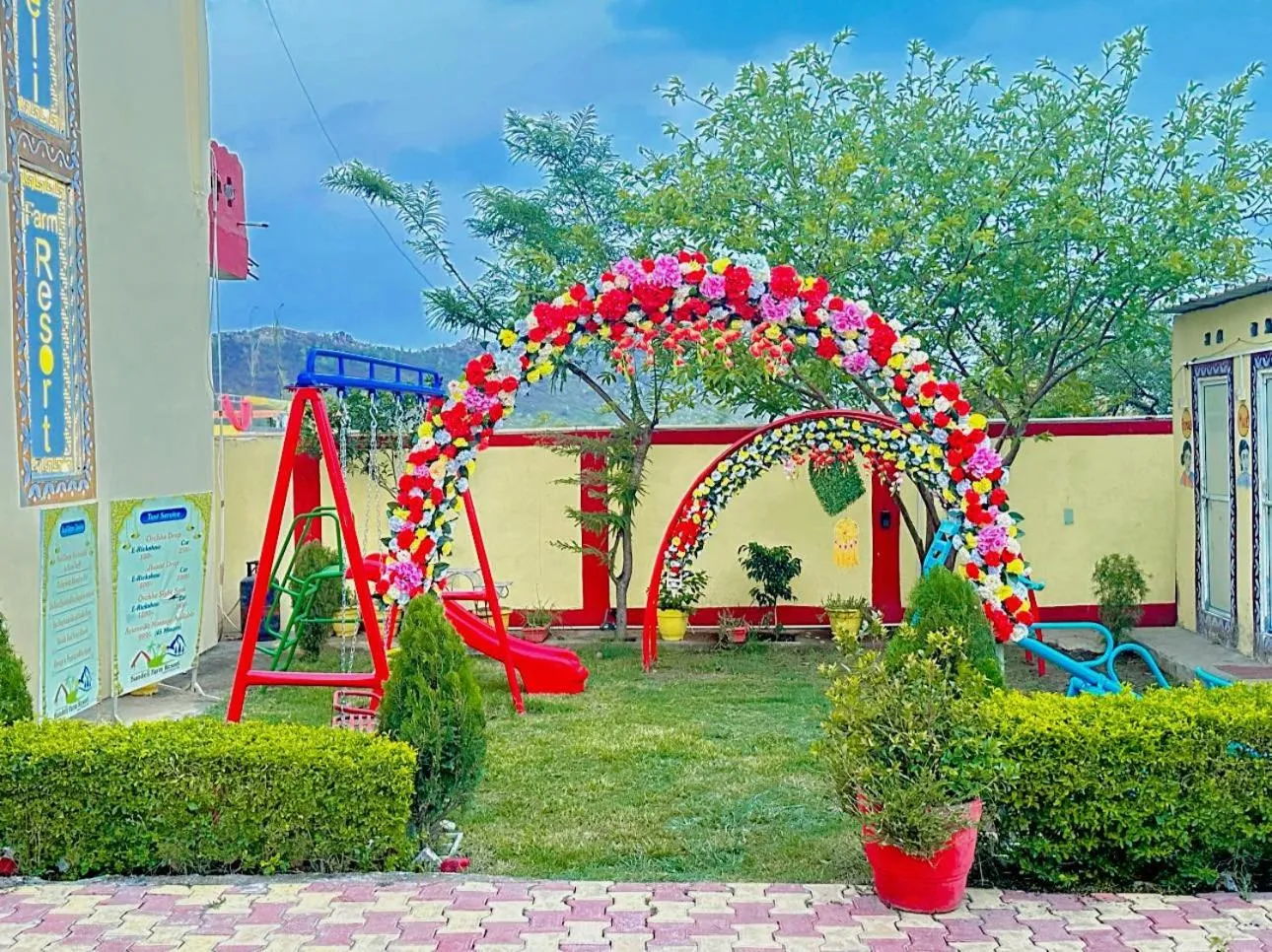 Natural landscape in Bundeli Farm Resort & Banquet Orchha