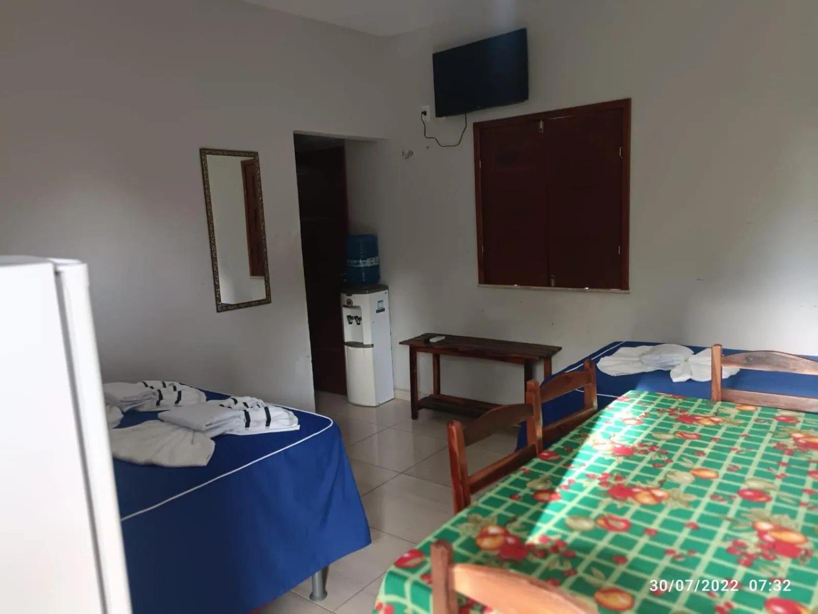 Bed in Pousada Recanto Beach