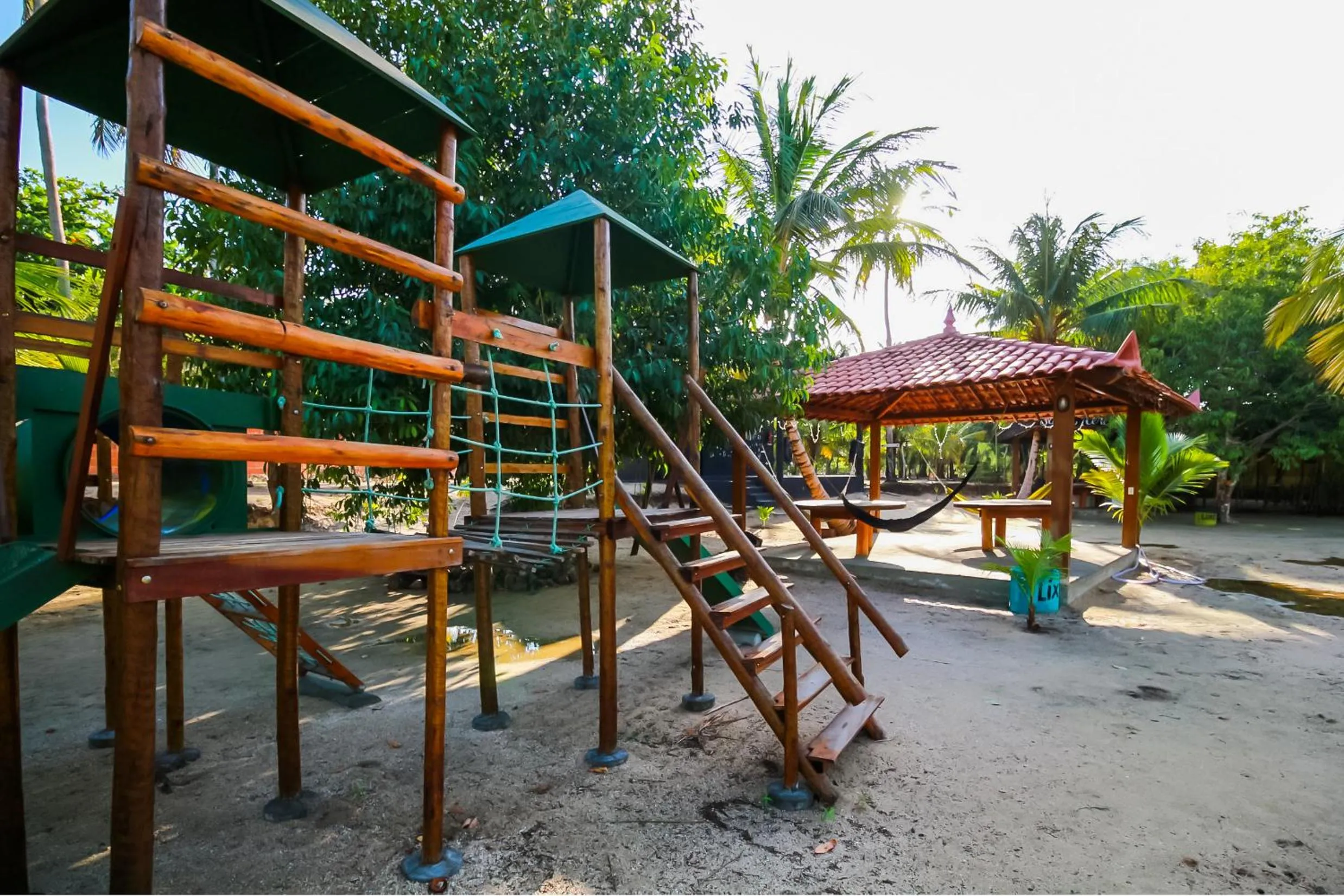 Children play ground in Pousada Recanto Beach