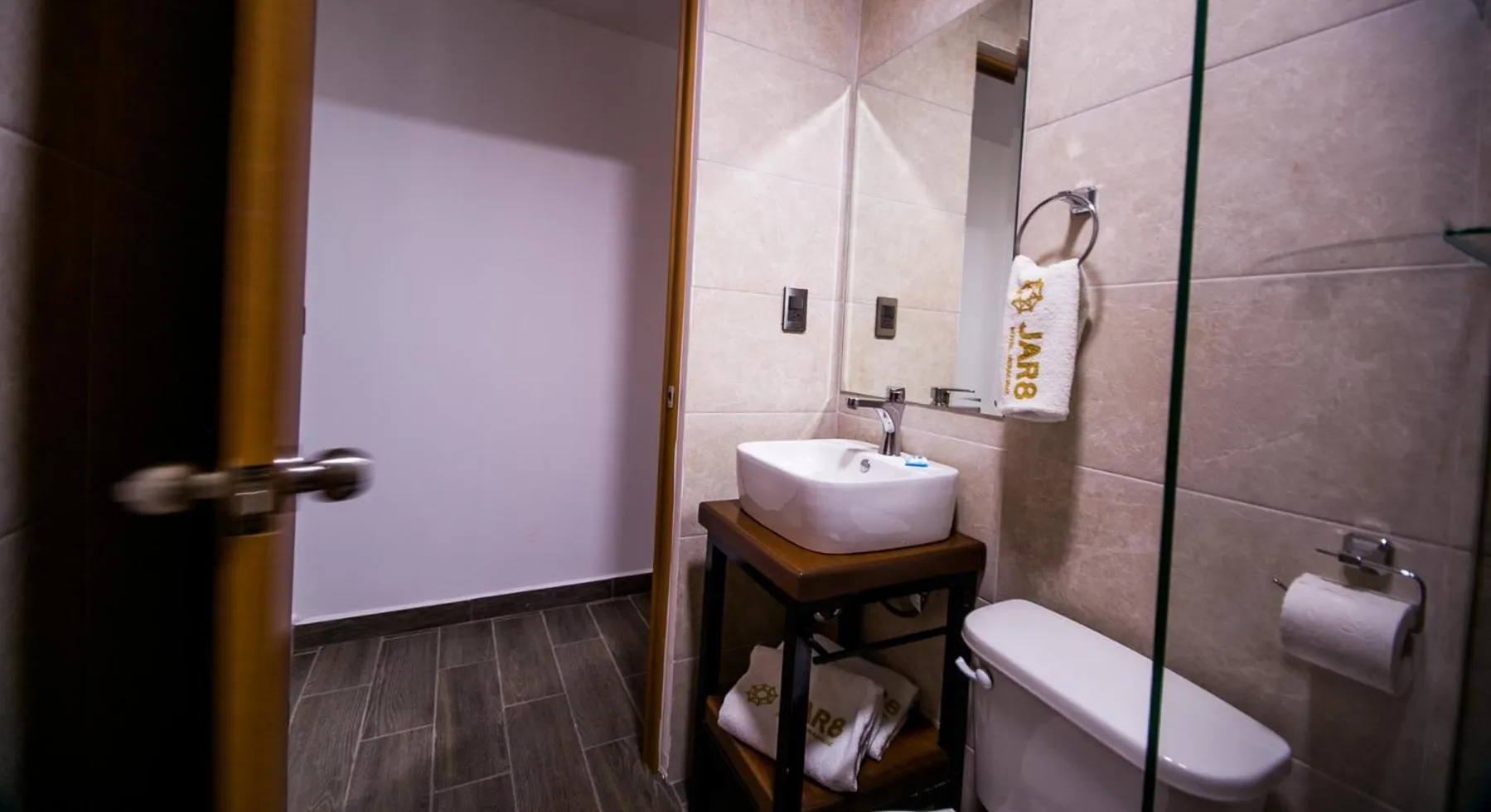 Bathroom in Hotel Jar8 Acuario enfrente al Acuario de Veracruz