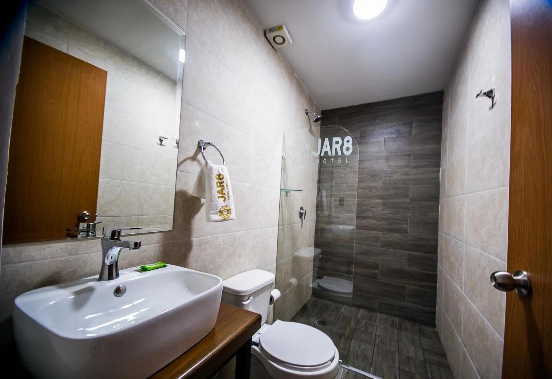 Bathroom in Hotel Jar8 Acuario enfrente al Acuario de Veracruz