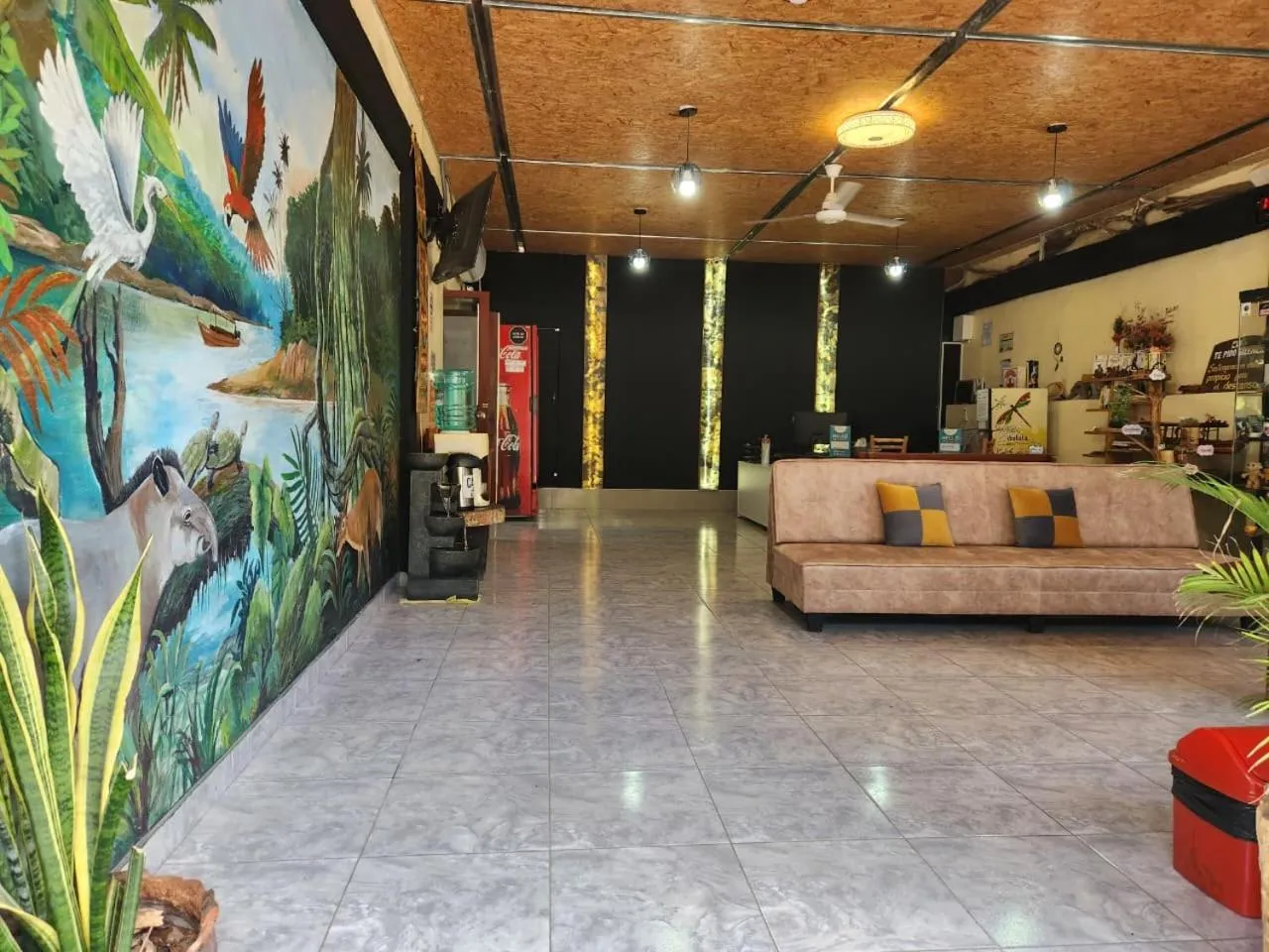 Lobby or reception in Libélula Hotel