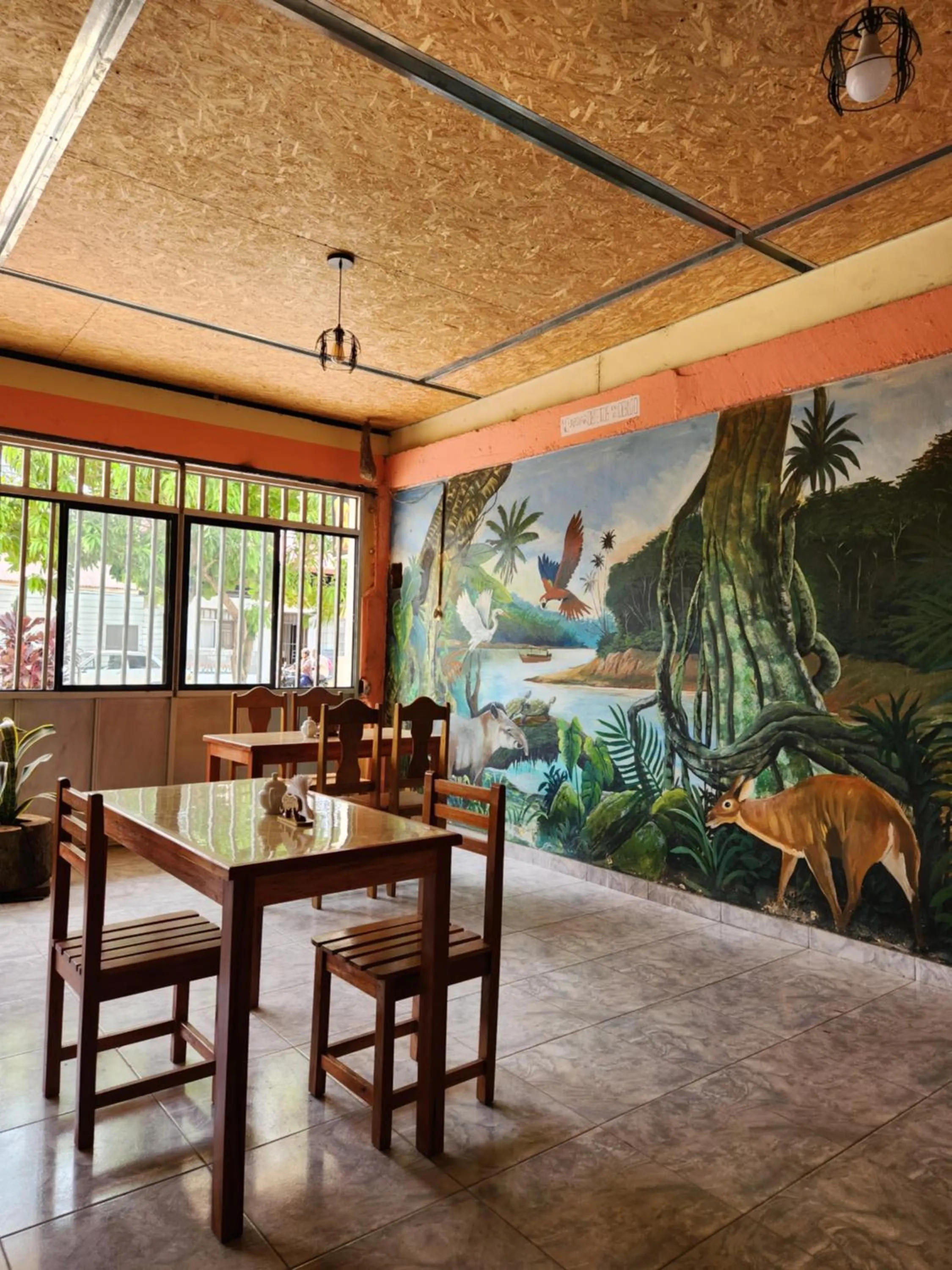 Dining area in Libélula Hotel