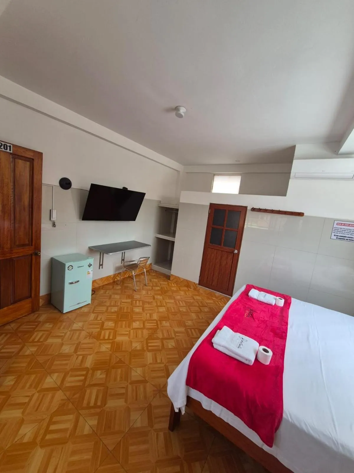 Bed in Libélula Hotel