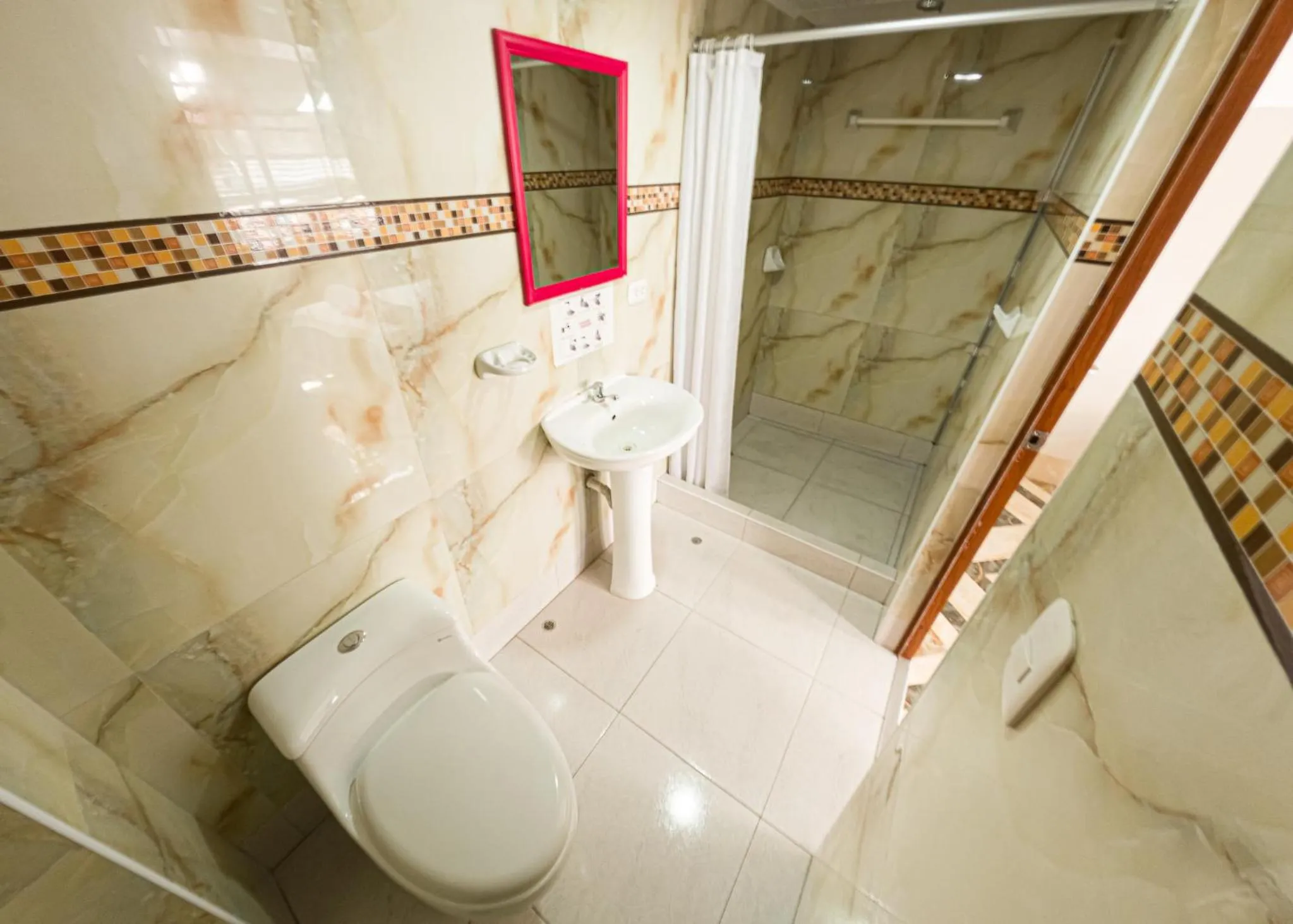 Bathroom in Libélula Hotel