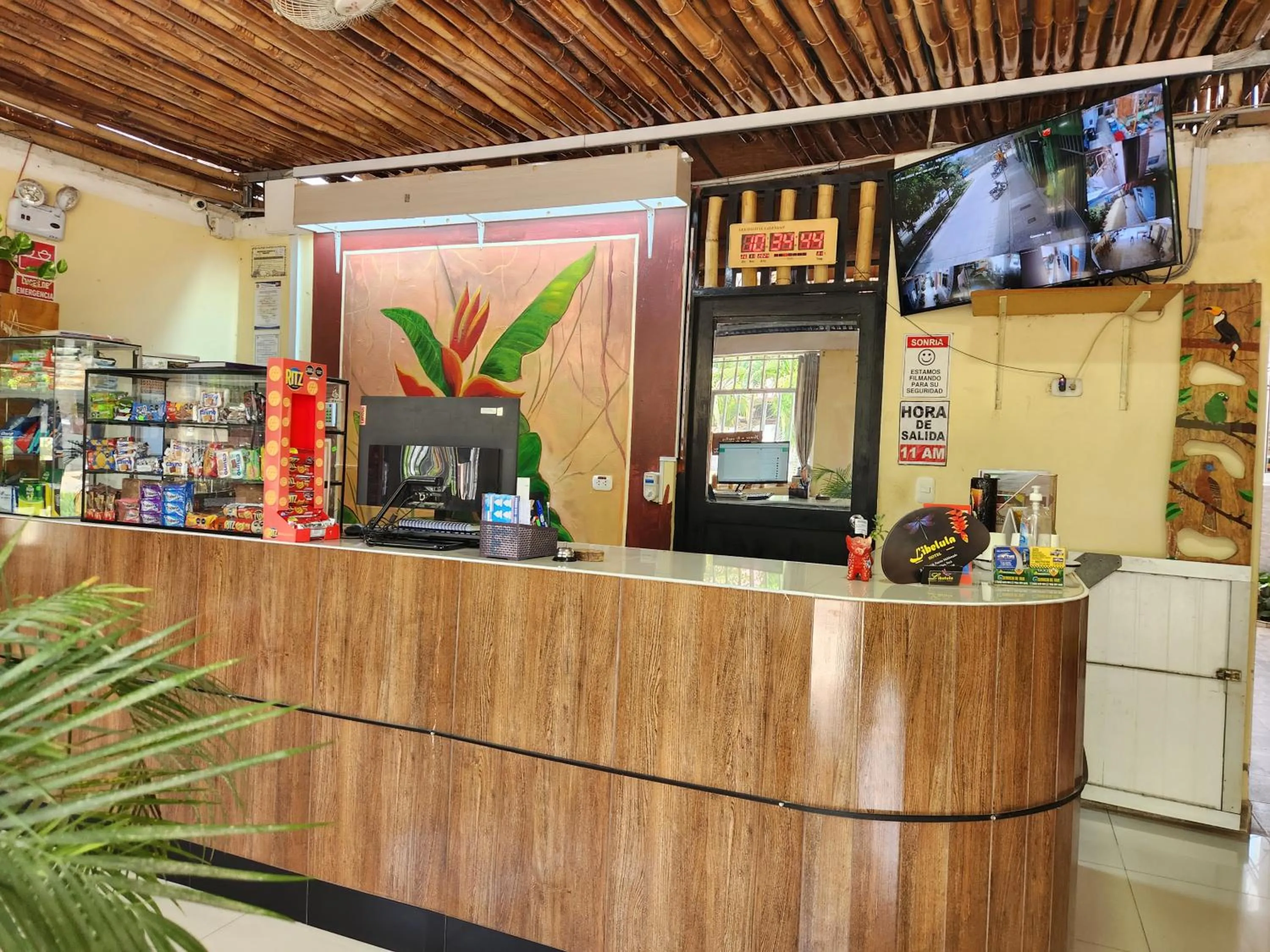 Lobby or reception in Libélula Hotel