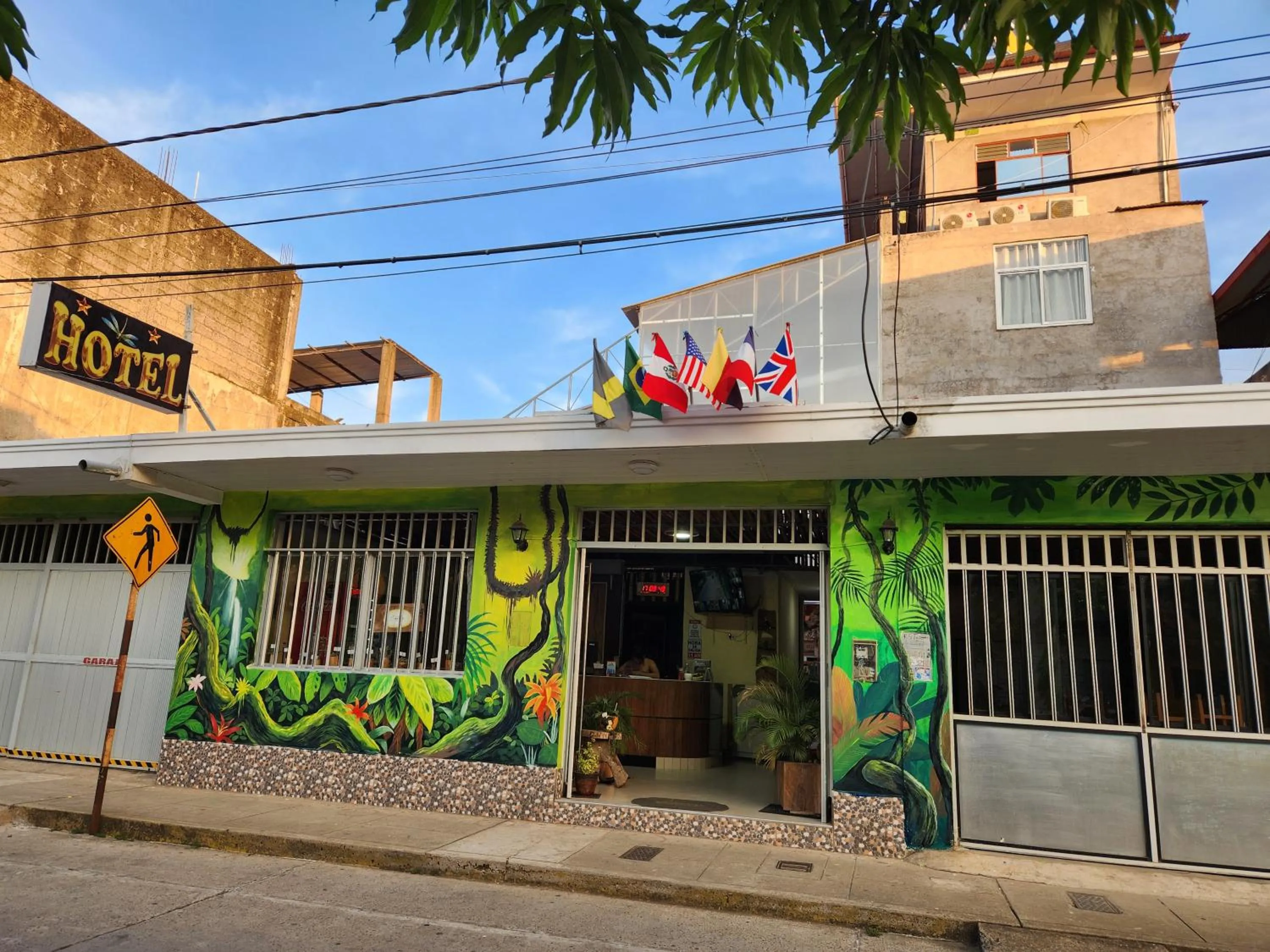 Facade/entrance in Libélula Hotel