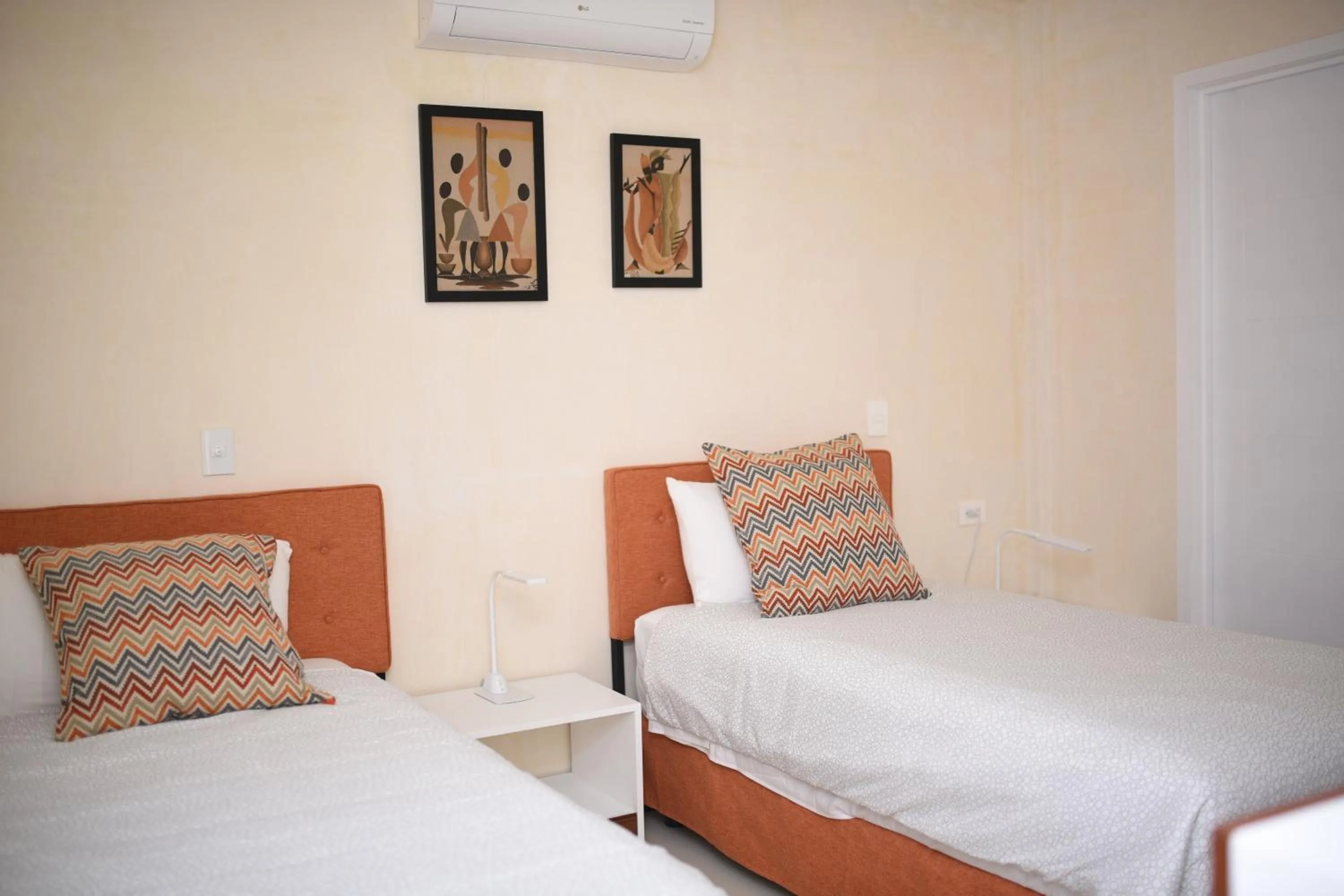 Bedroom, Bed in Polo 54 Apartments Ideal for families and couples
