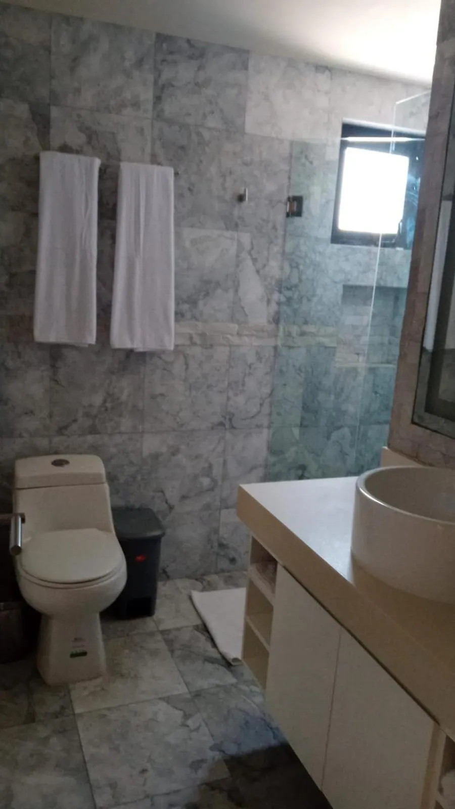 Bathroom in Polo 54 Apartments Ideal for families and couples