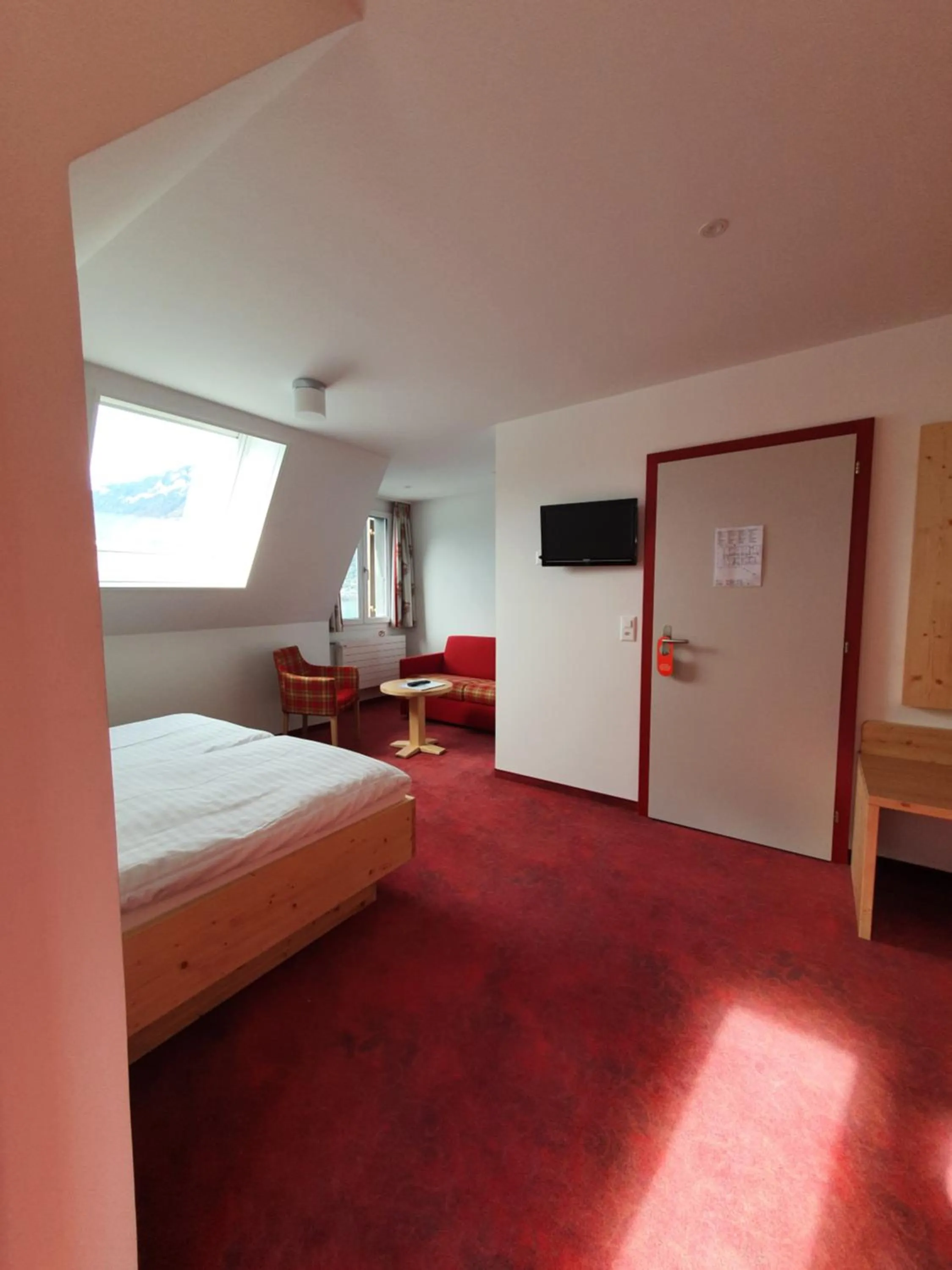 Bed in Hotel Strandhotel