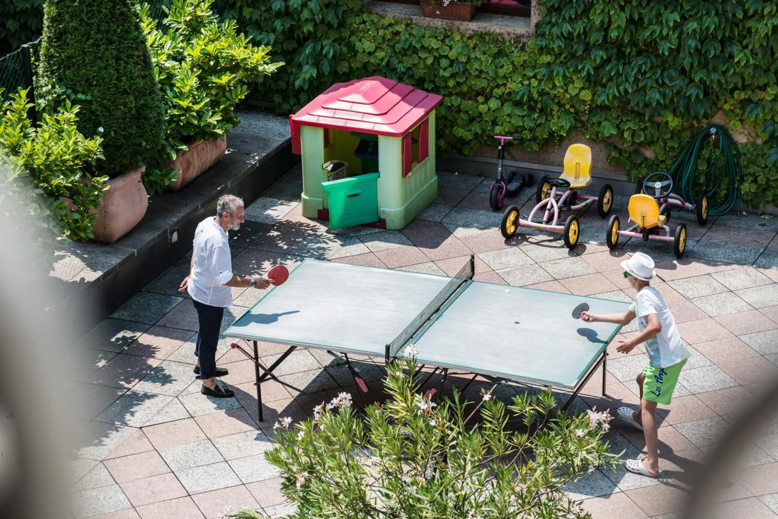 Children play ground in International au Lac Historic Lakeside Hotel