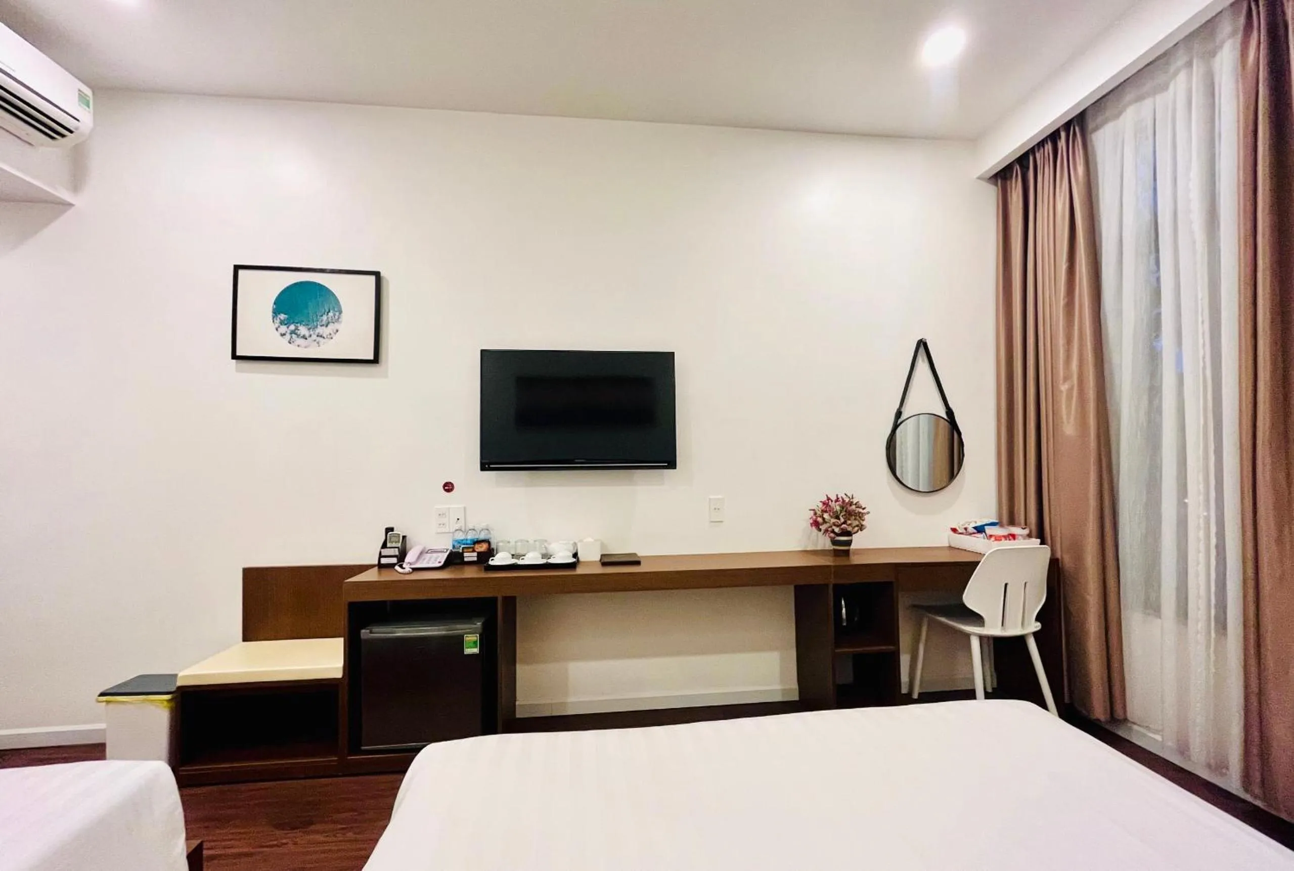 TV and multimedia, Bed in Marina Hotel Phú Yên