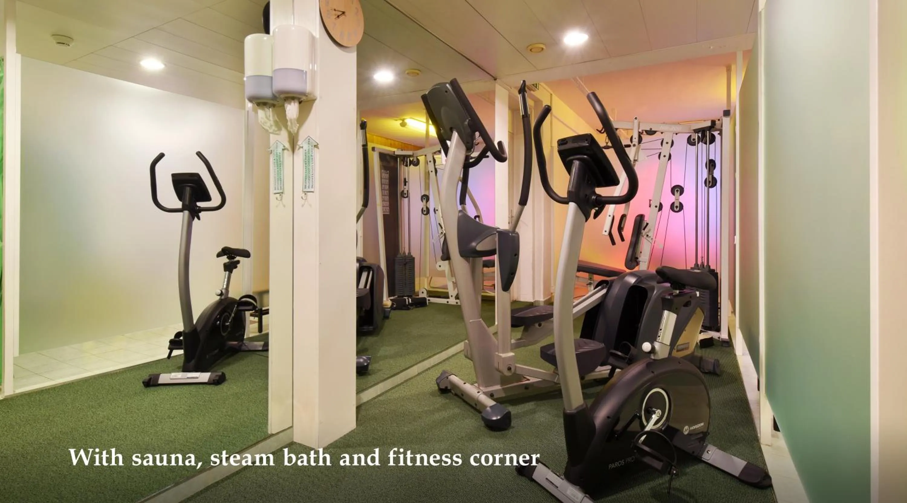 Fitness centre/facilities in Hôtel Bellerive
