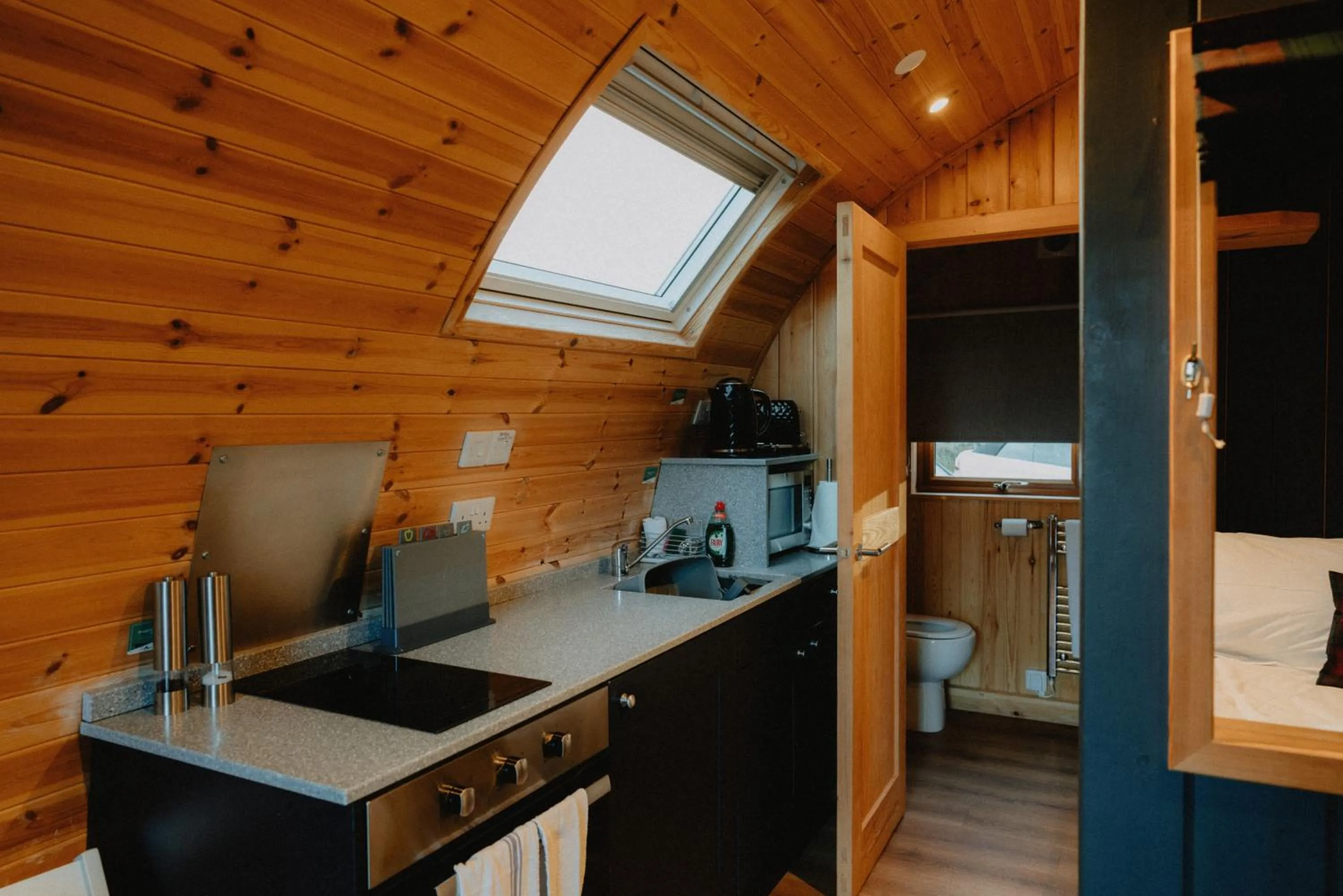 Kitchen or kitchenette in North Coast 500 Pods - Brora