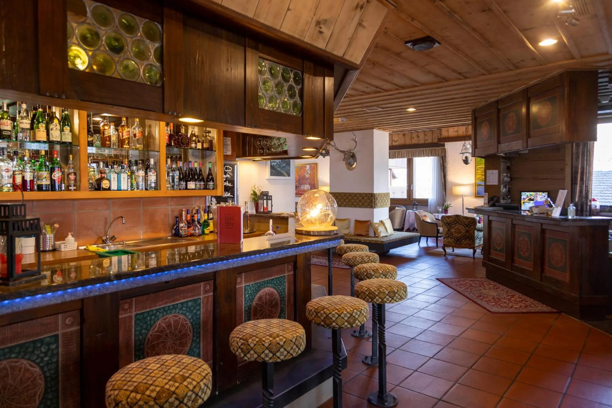 Lounge or bar in Chalet-Hotel Beau-Site