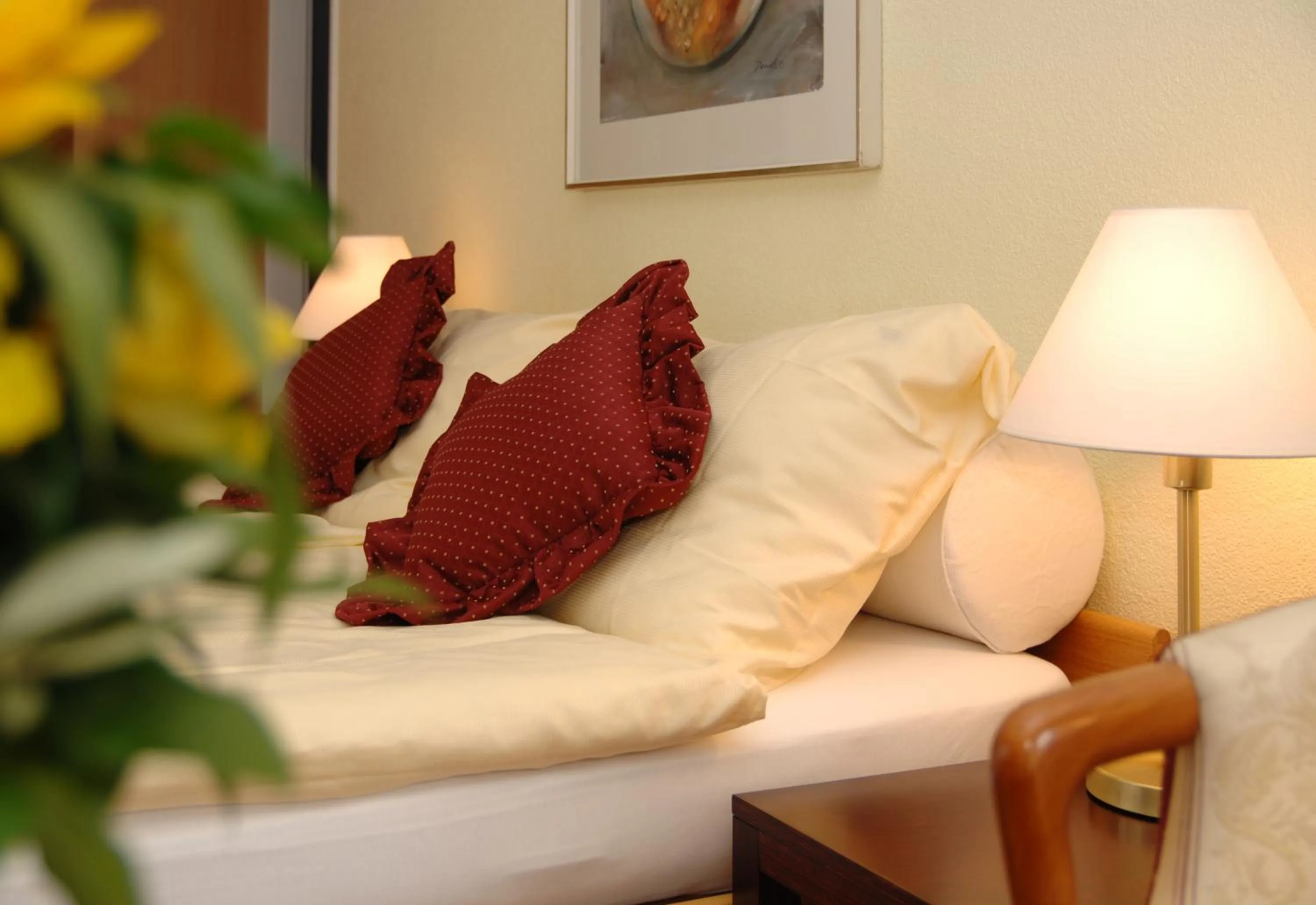 Bed in Chalet-Hotel Beau-Site