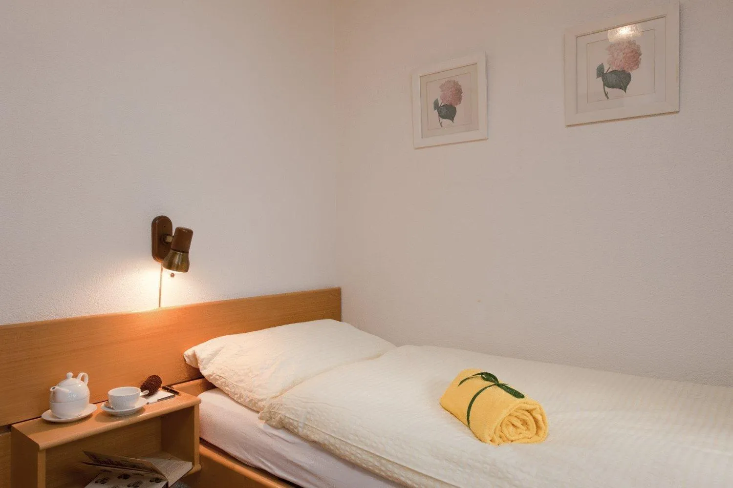 Bed in Chalet-Hotel Beau-Site