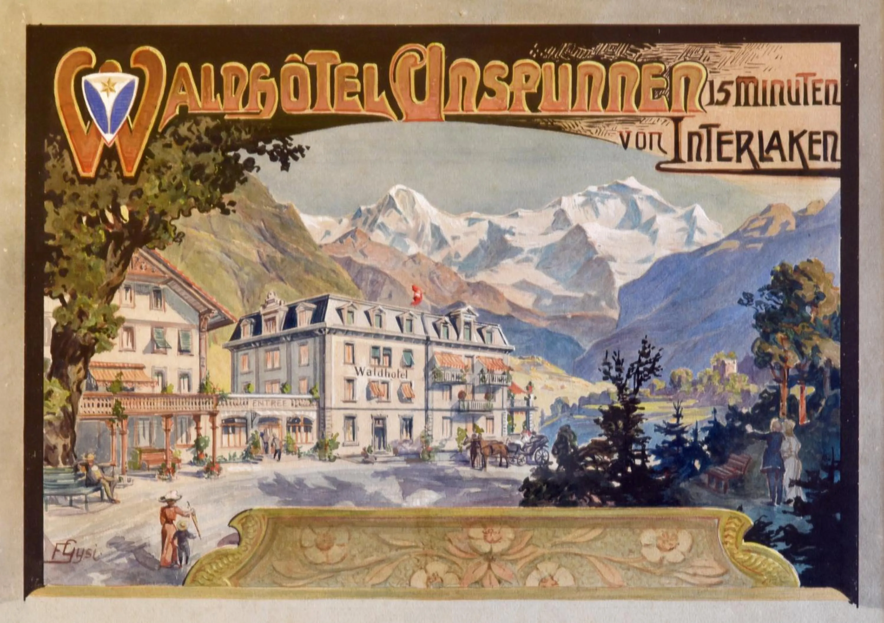 Property logo or sign in Waldhotel Unspunnen