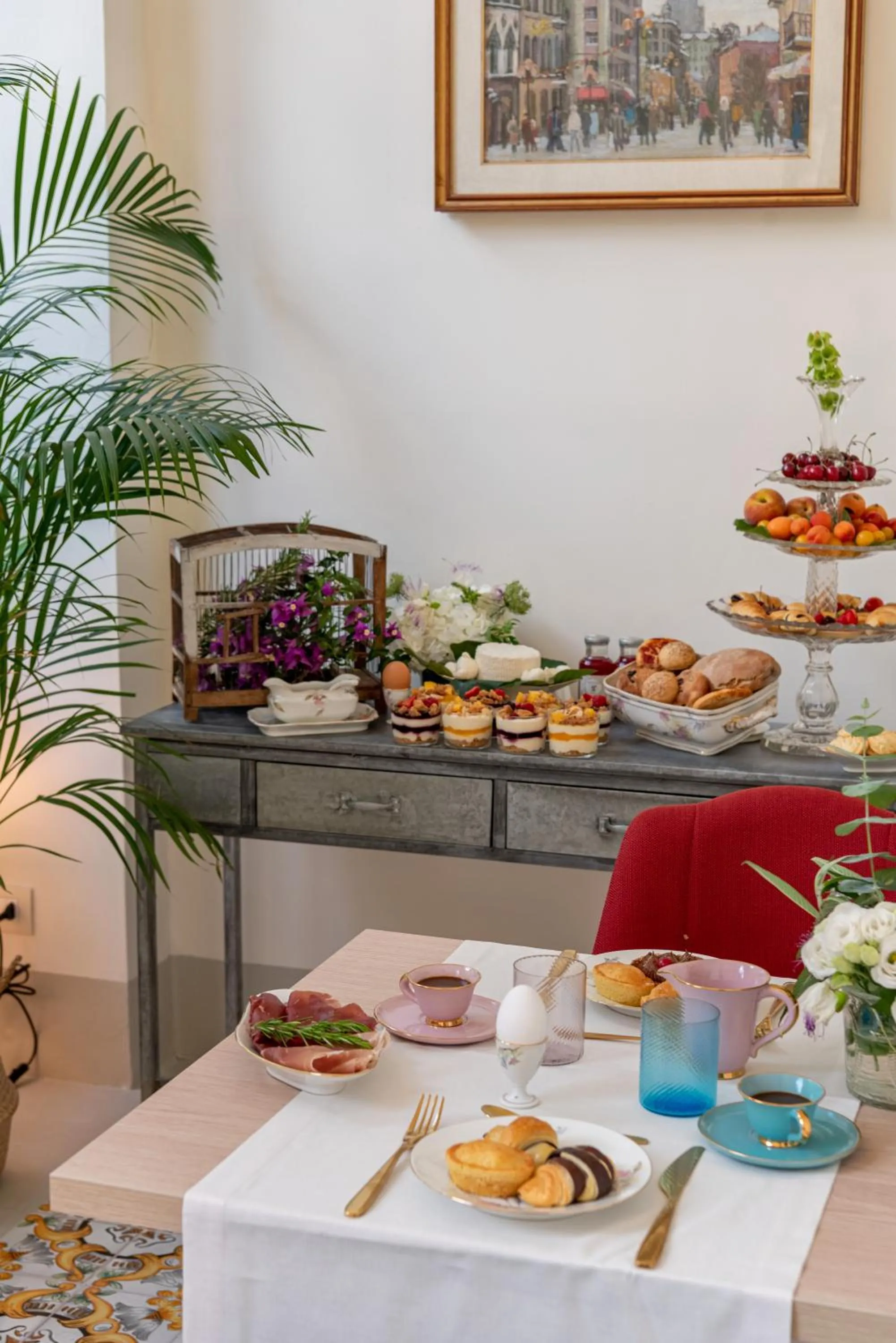 Food and drinks in Palazzo Donna Elisabetta