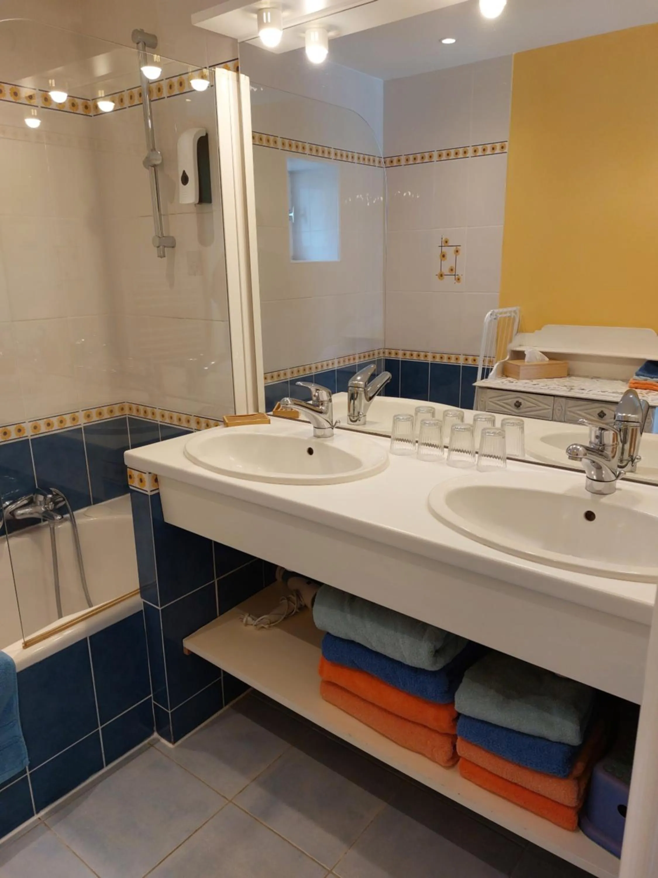 Bathroom in Traînefeuilles - Chambres d'hôtes proche Zoo de Beauval