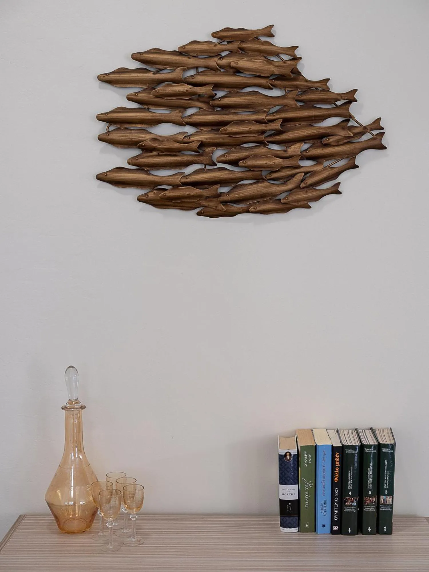 Library in Luxury Apts Heraklion Center