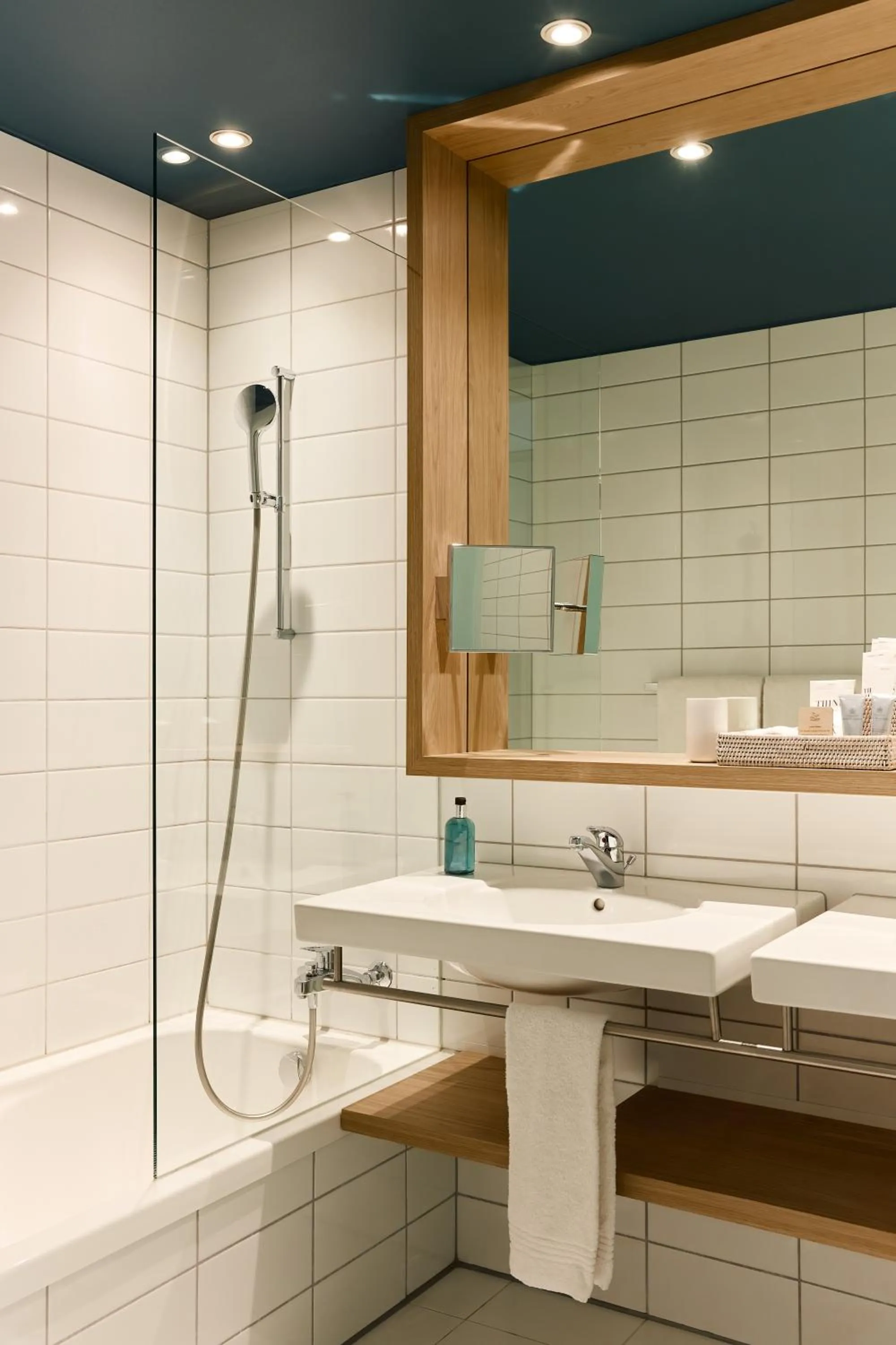 Bathroom in HERMITAGE Lake Lucerne - Beach Club & Lifestyle Hotel