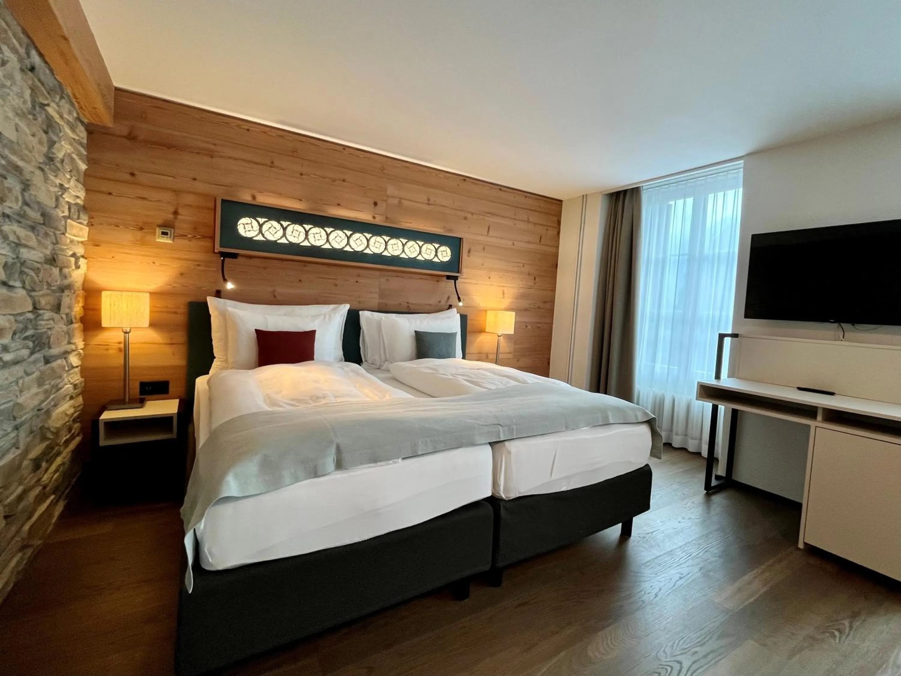 Bed in Hotel Interlaken