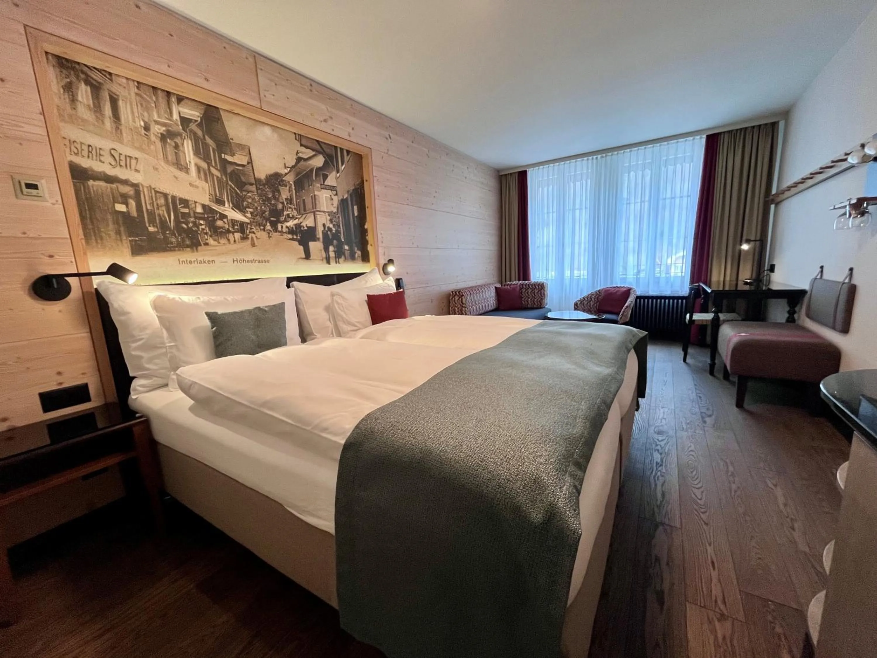 Bed in Hotel Interlaken