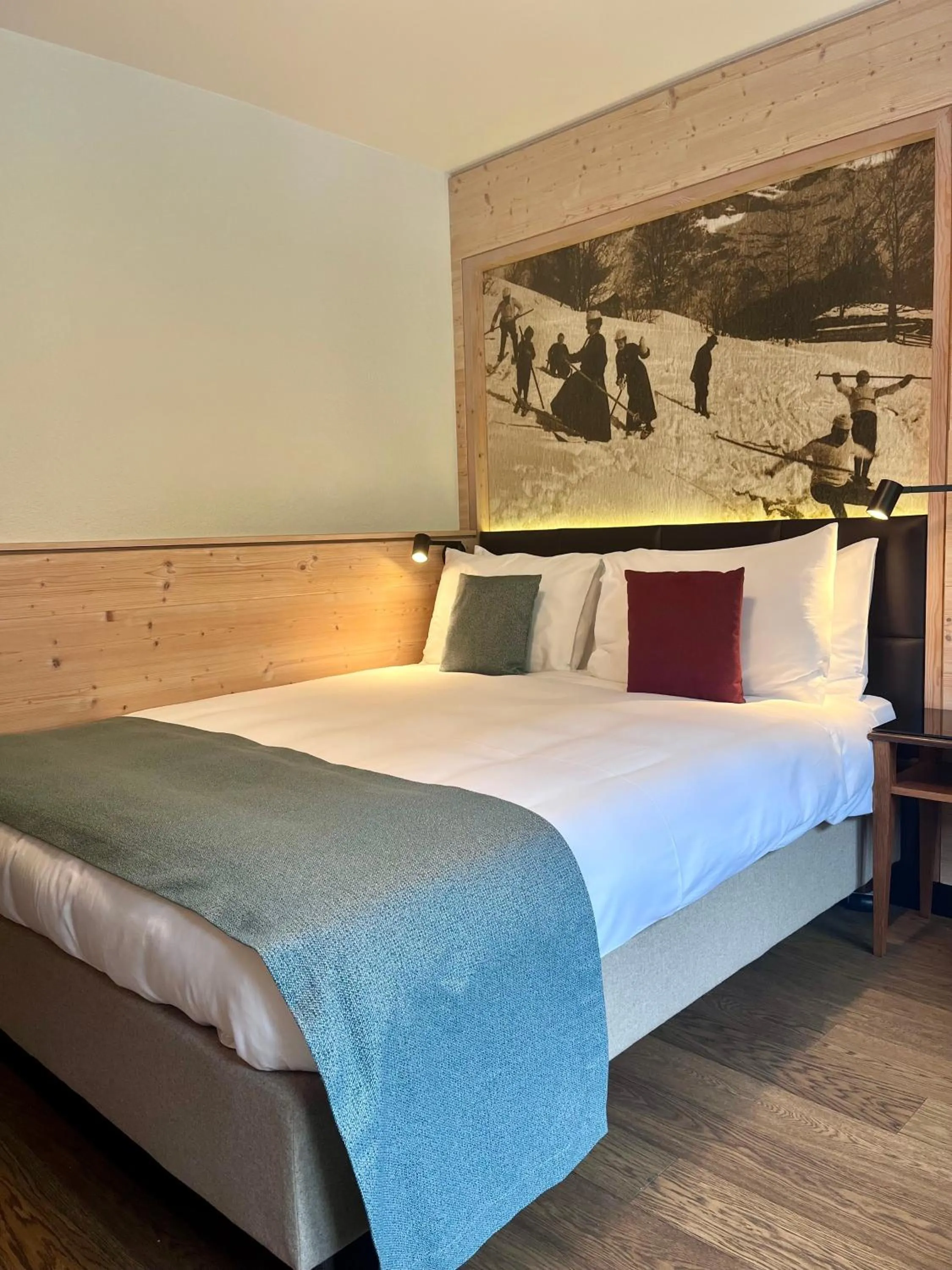 Bed in Hotel Interlaken