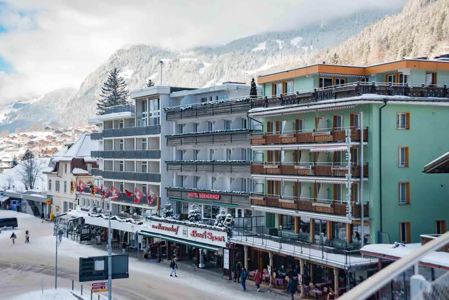 Property building in Hotel Bernerhof Grindelwald