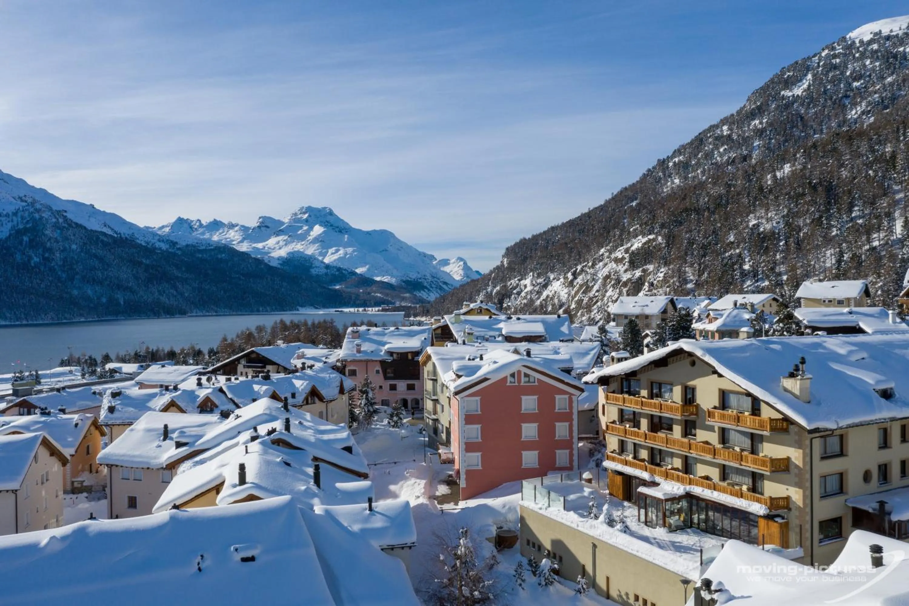 Property building in Albana Hotel Silvaplana