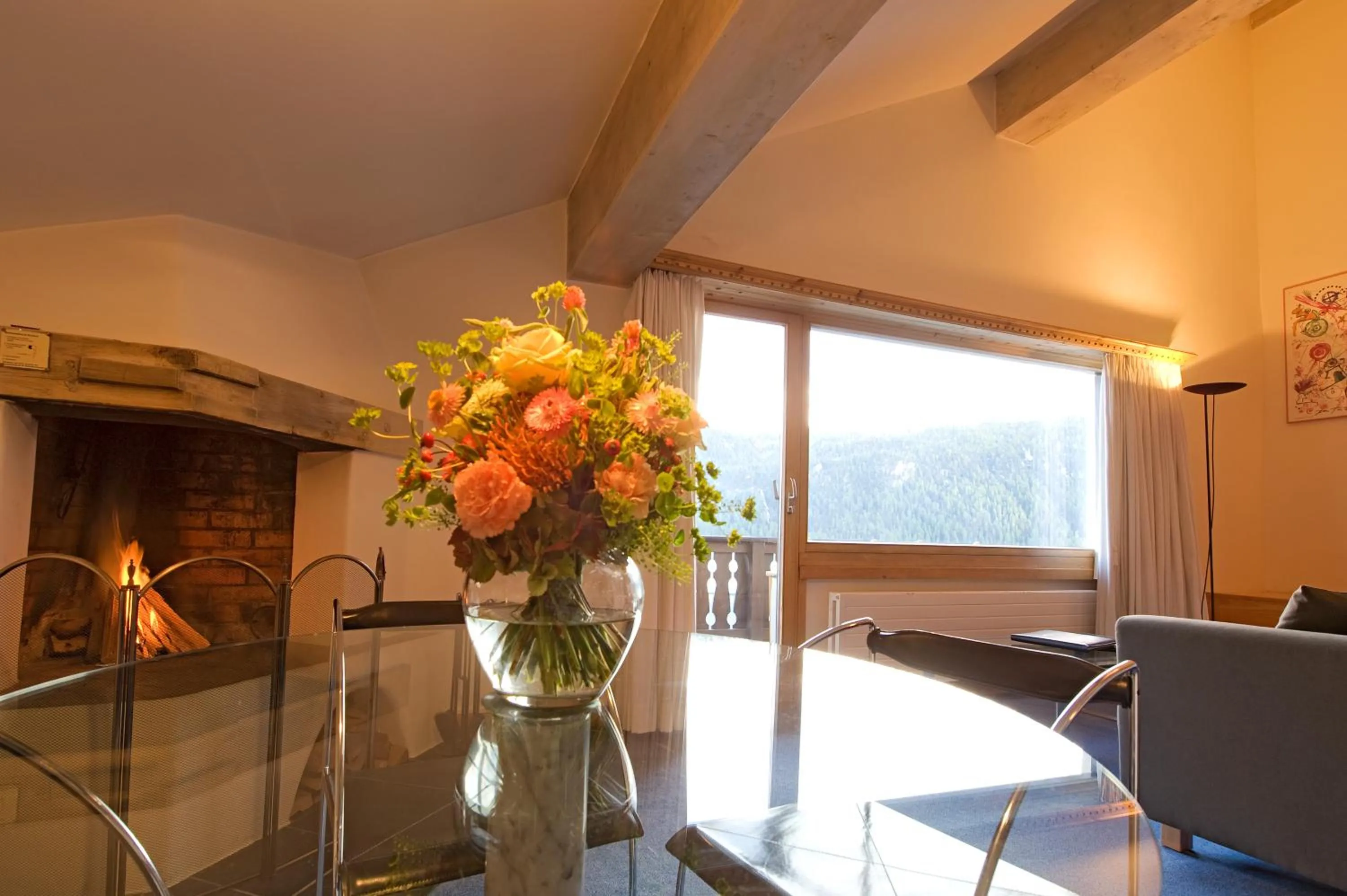 Decorative detail in Albana Hotel Silvaplana