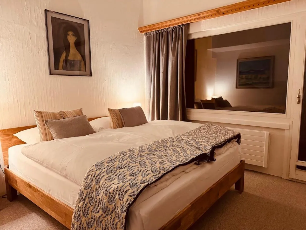 Bed in Albana Hotel Silvaplana