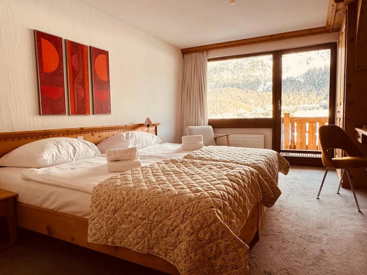 Bed in Albana Hotel Silvaplana