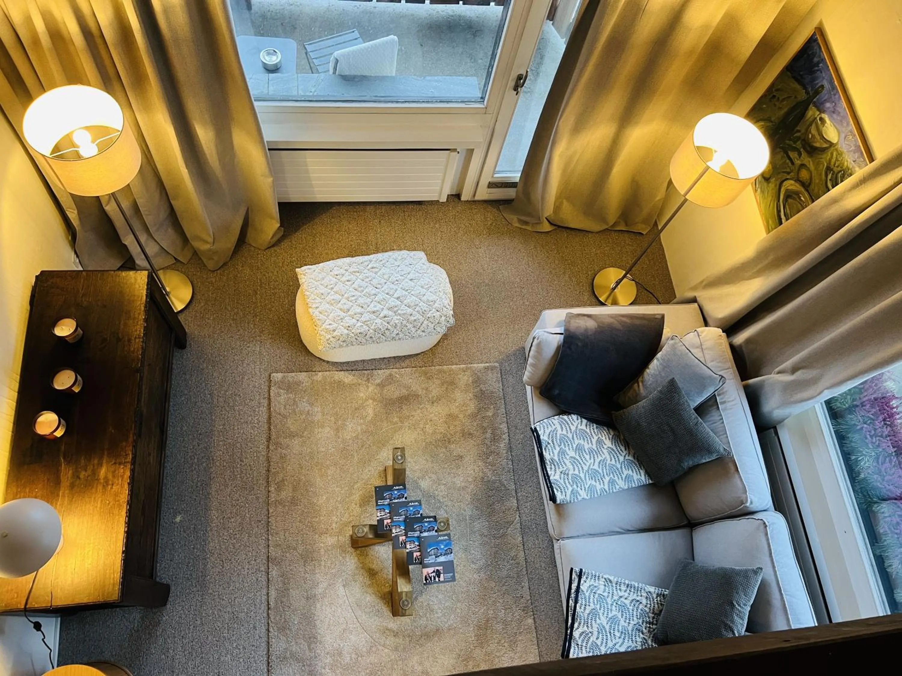 Living room in Albana Hotel Silvaplana