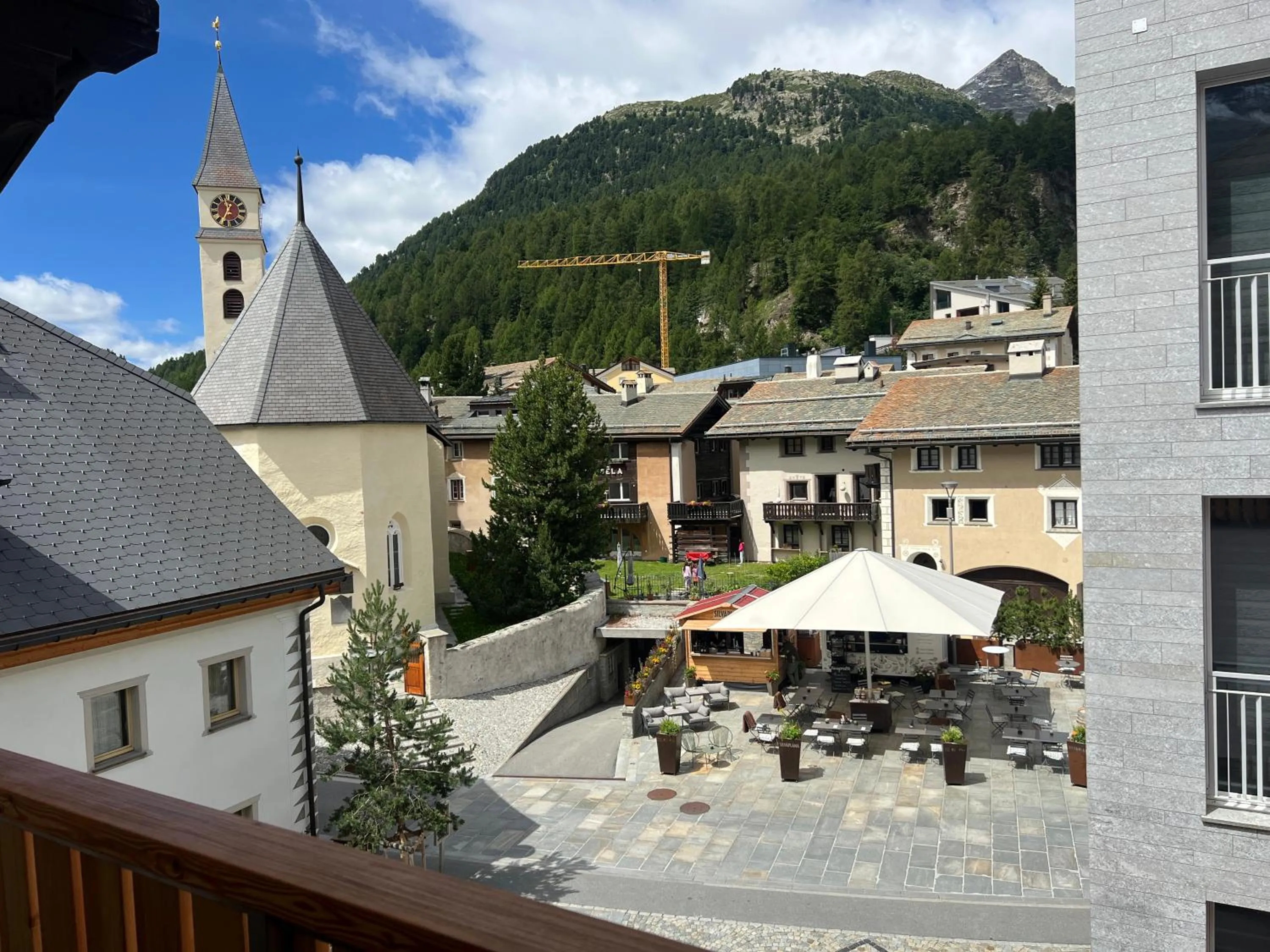 View (from property/room) in Albana Hotel Silvaplana