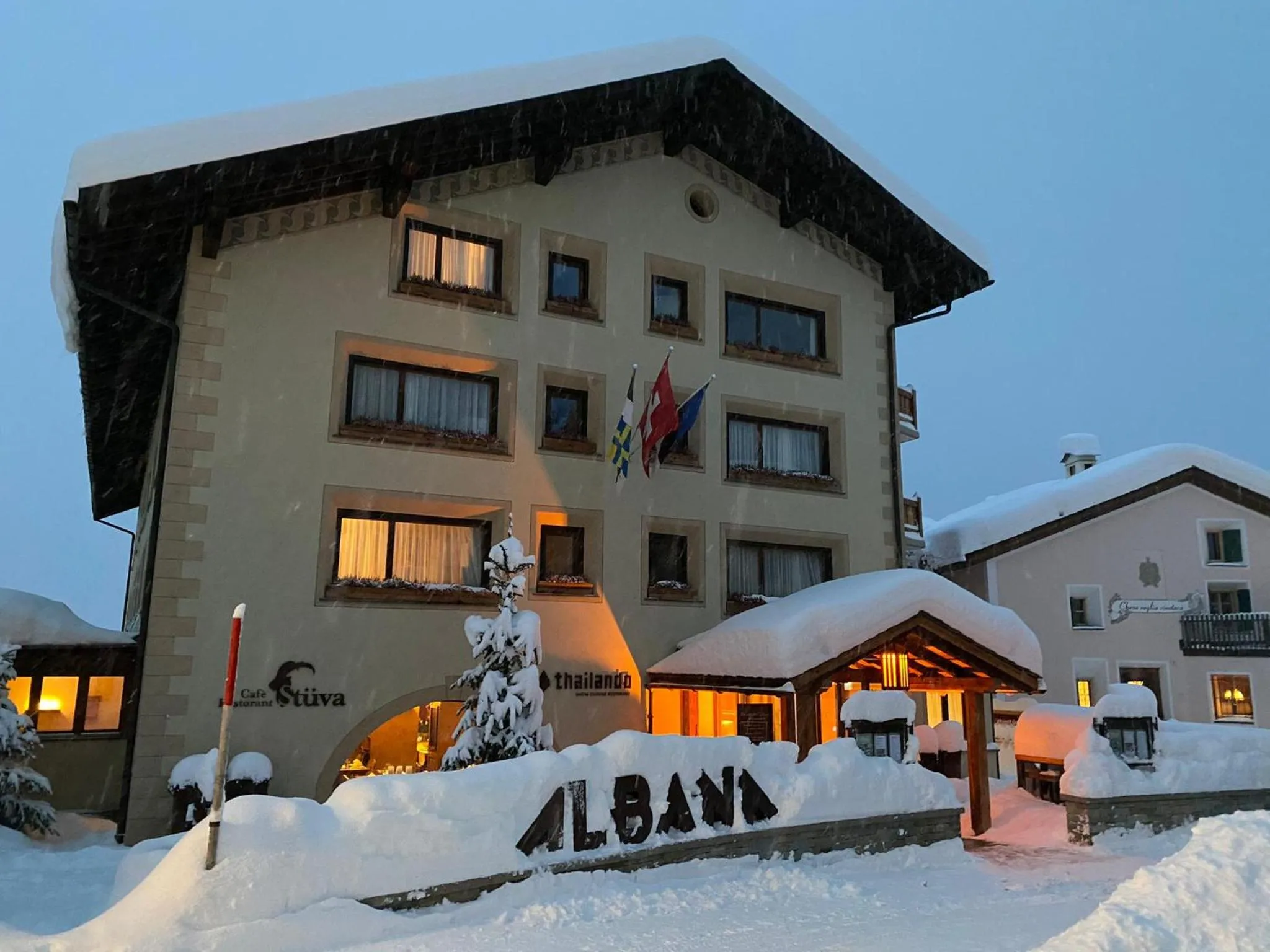 Property building in Albana Hotel Silvaplana