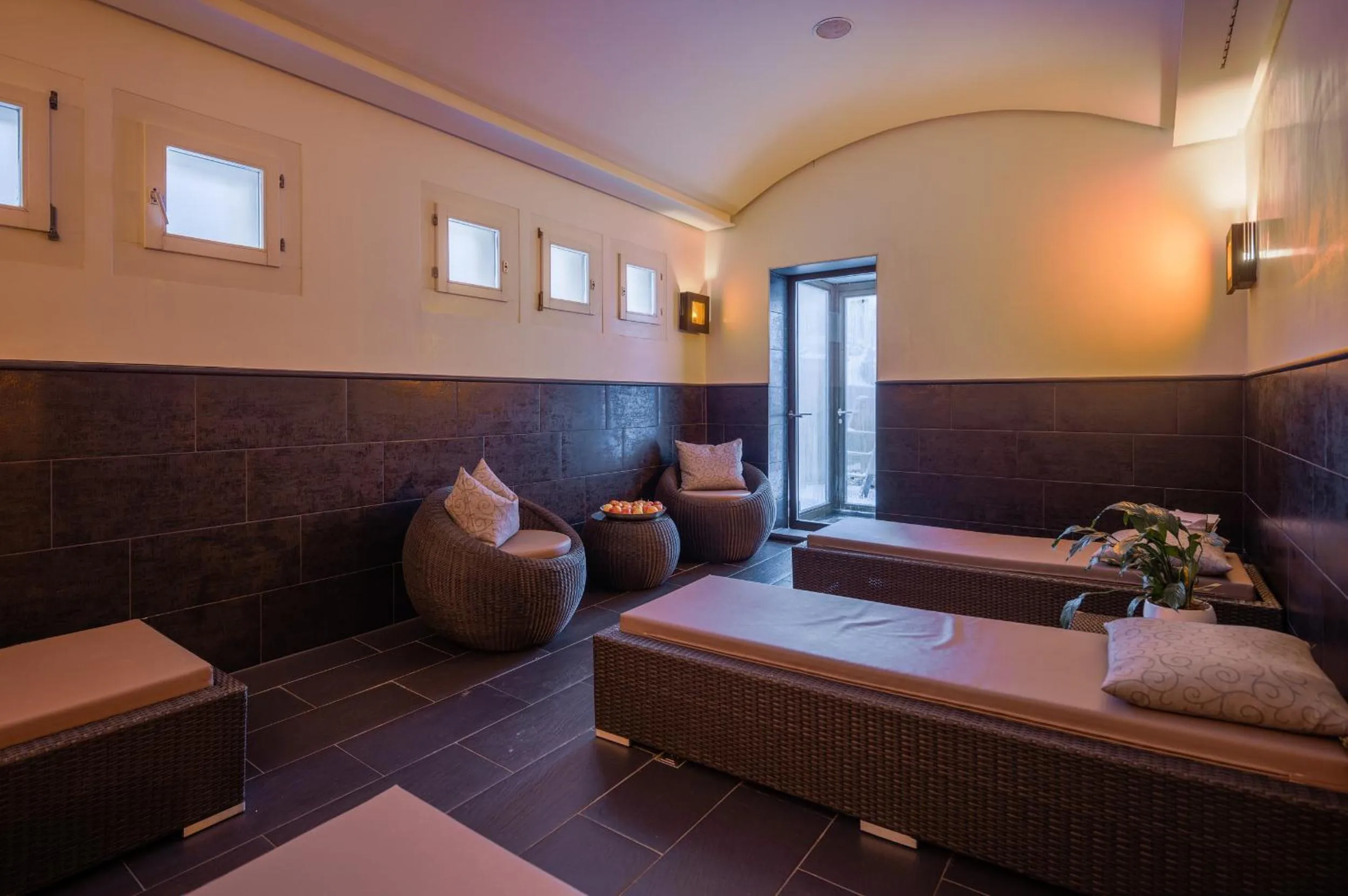 Spa and wellness centre/facilities in Albana Hotel Silvaplana