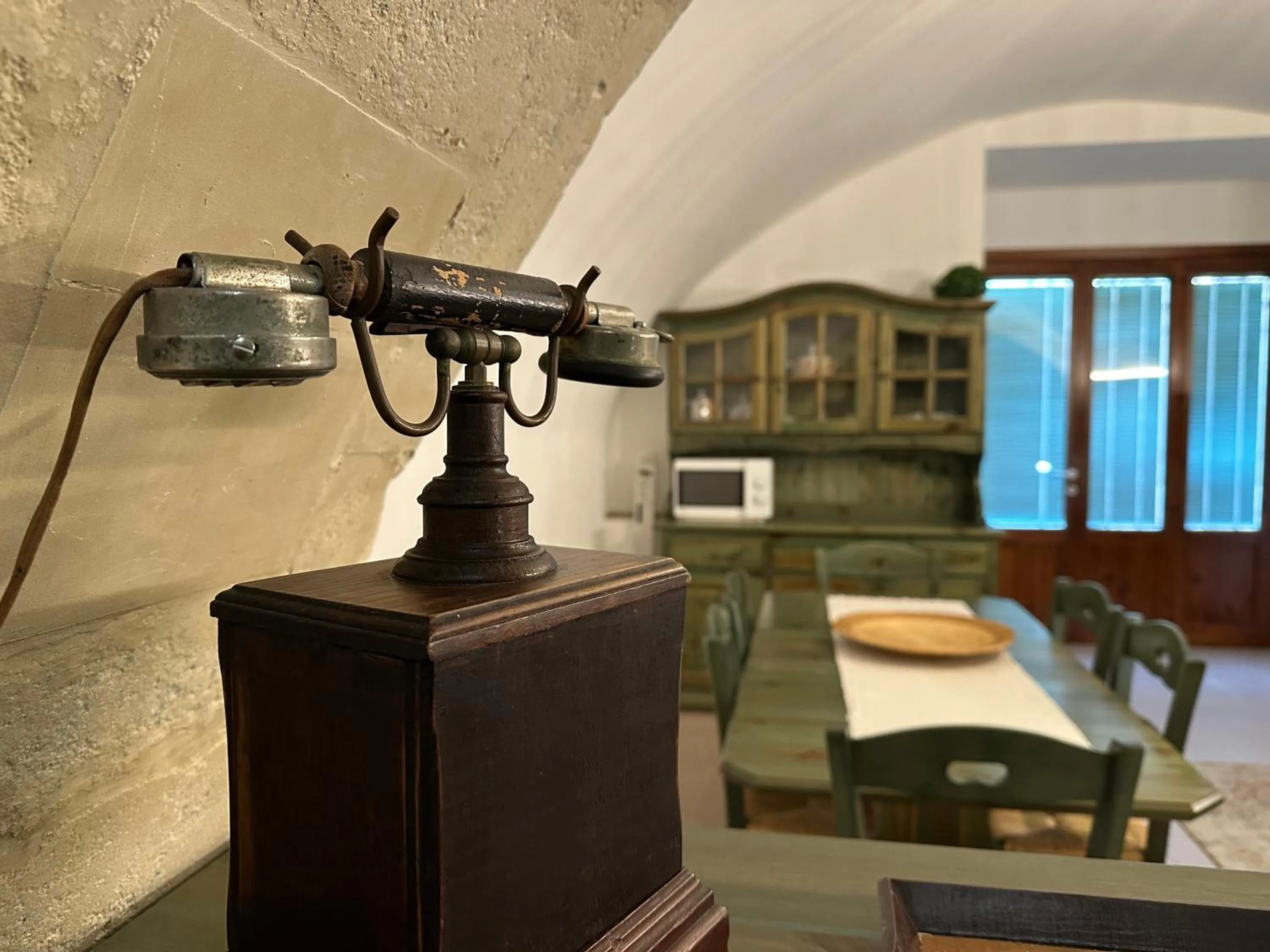 Communal kitchen in Historic B&B Apartments Home
