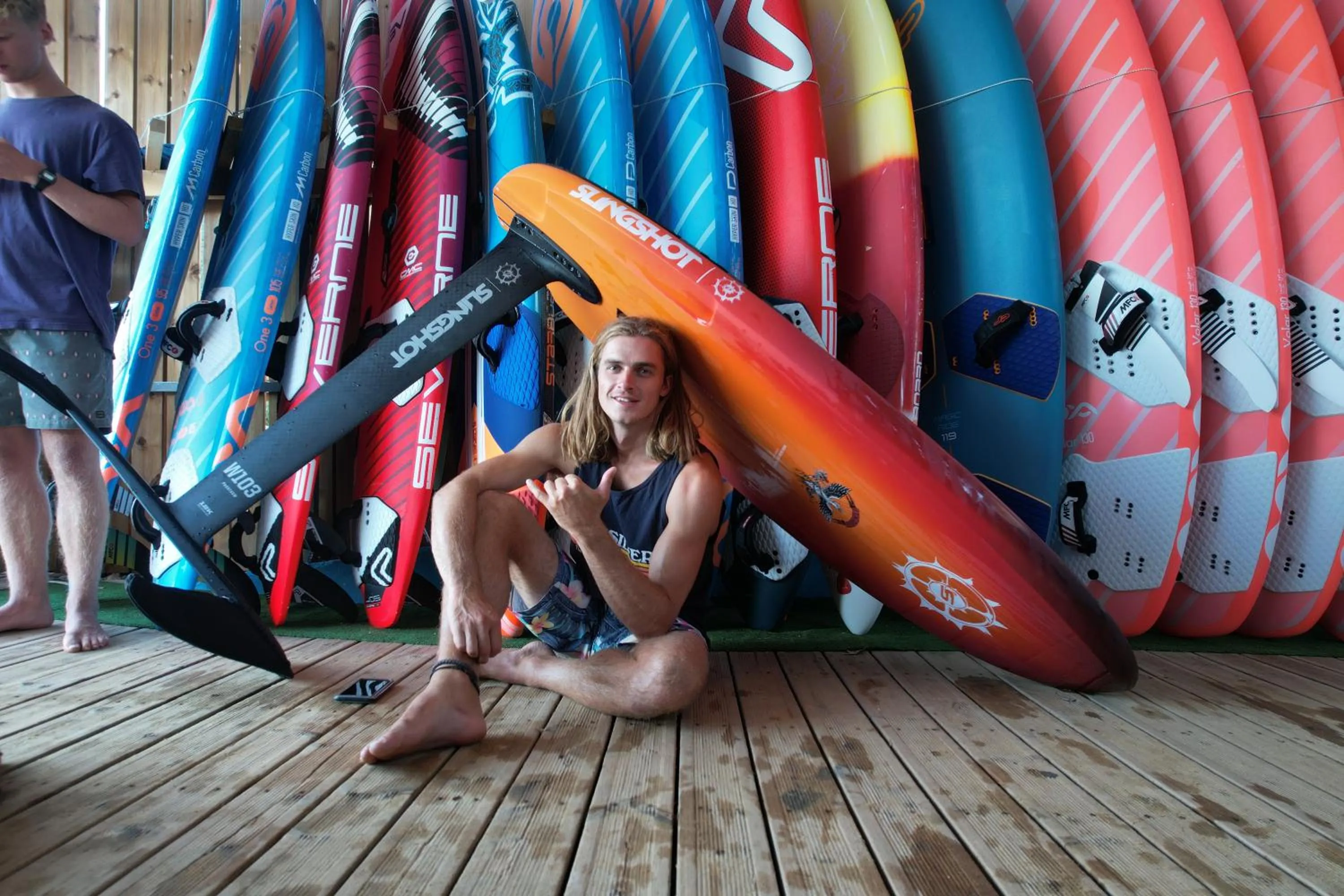 People in Surf Hotel