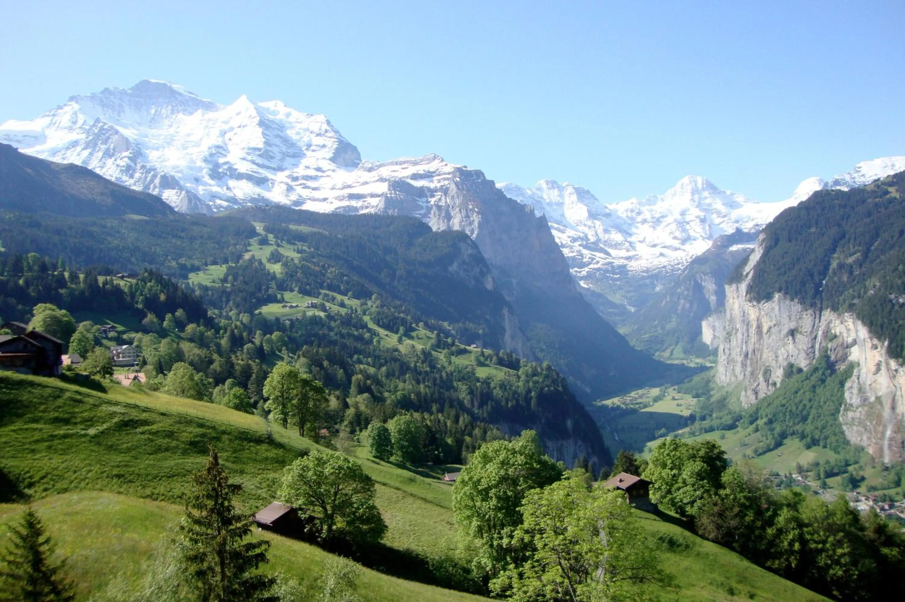 Natural landscape in Hotel Silberhorn - Residences & Spa Wengen
