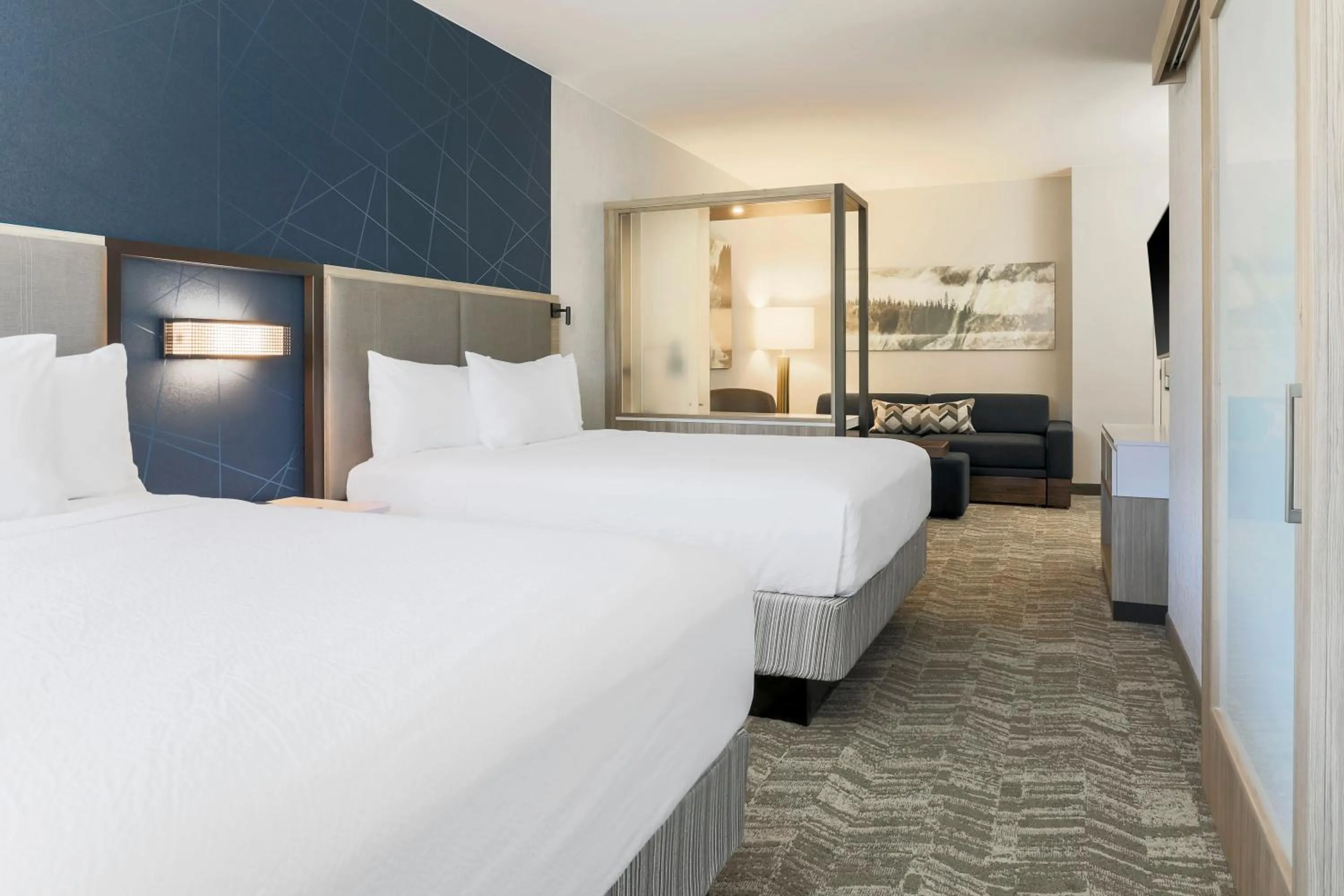 Bed in SpringHill Suites by Marriott Truckee Lake Tahoe