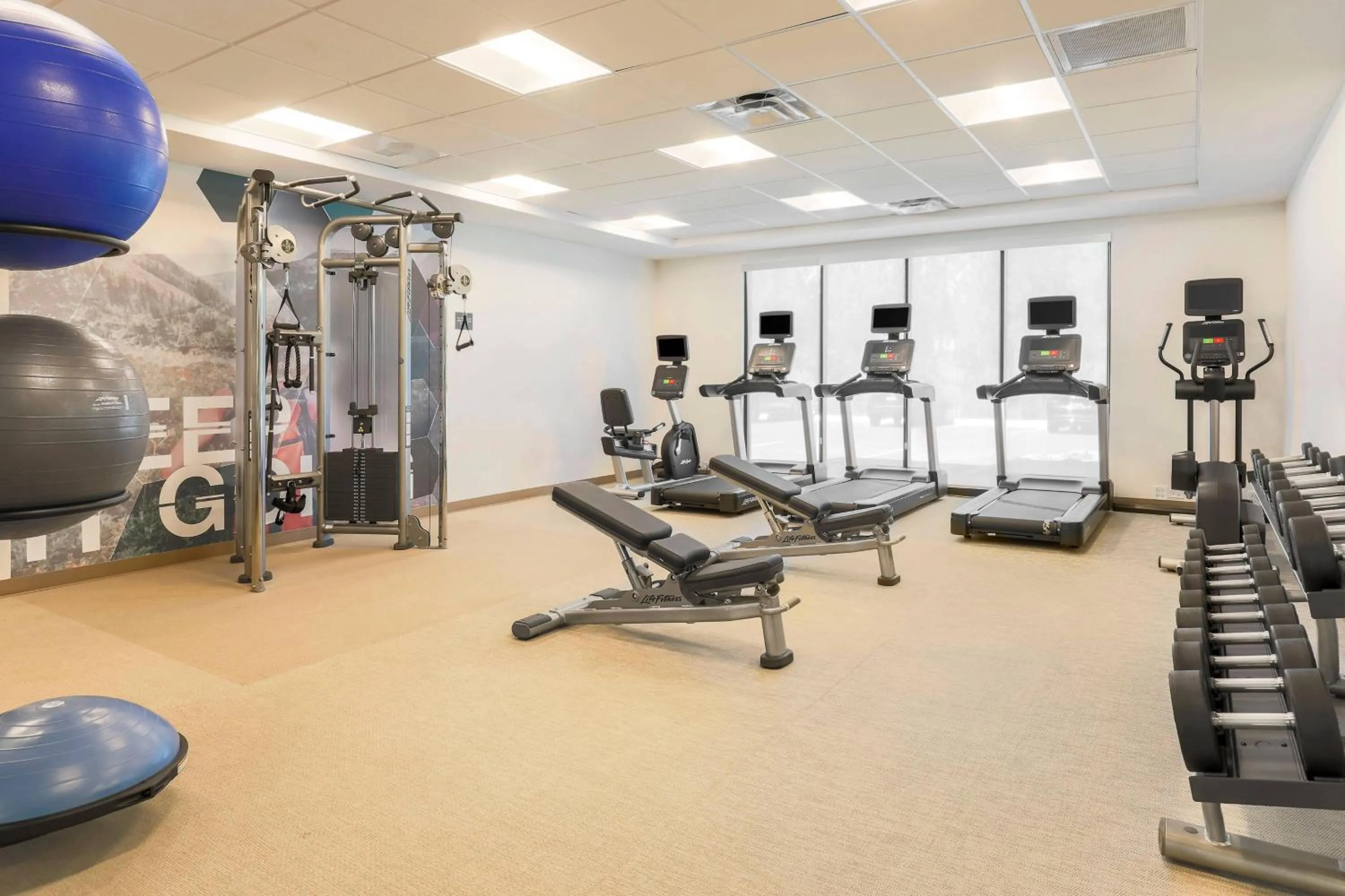 Fitness centre/facilities in SpringHill Suites by Marriott Truckee Lake Tahoe
