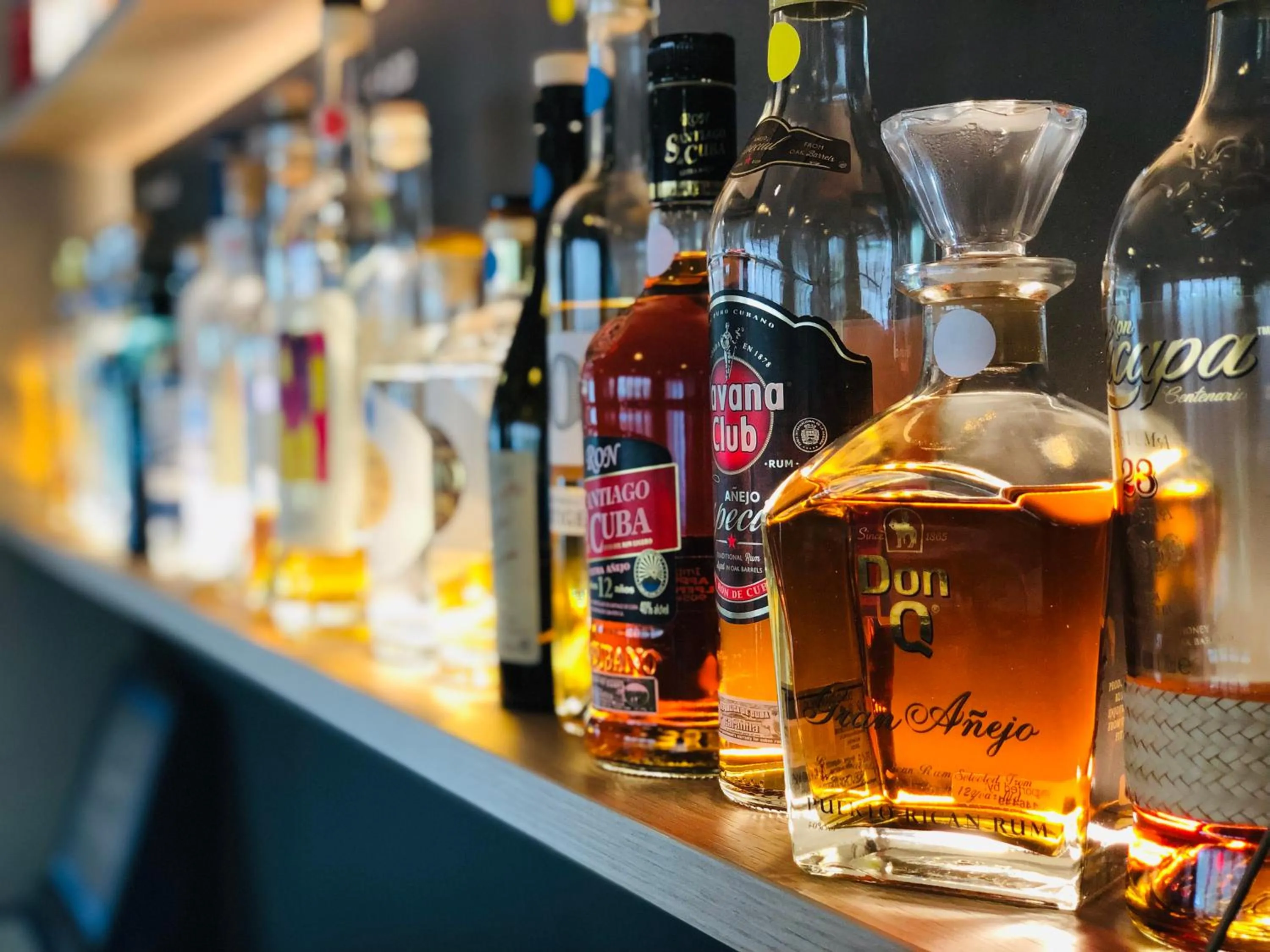 Alcoholic drinks in Hotel Felmis