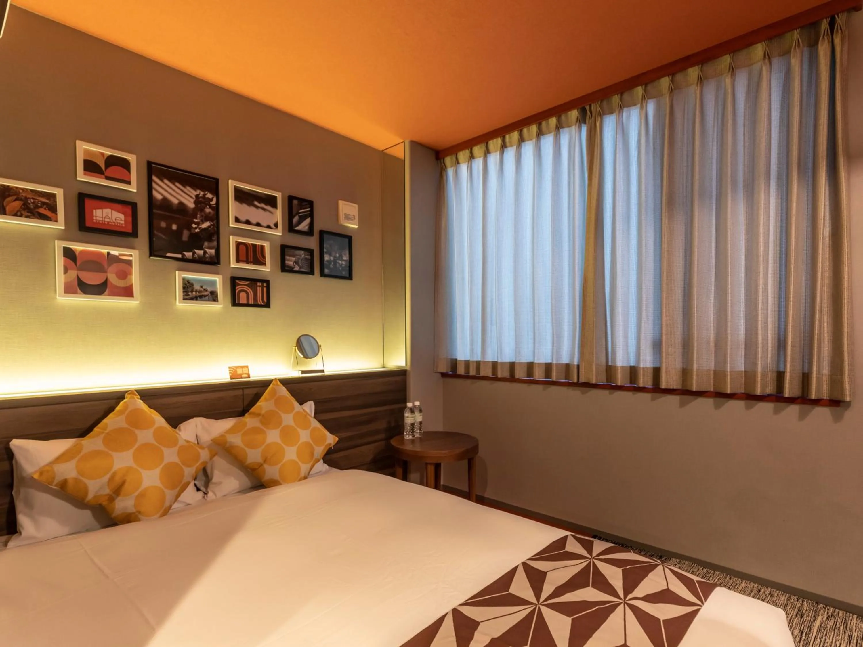 Bed in HALE Kyoto Toji