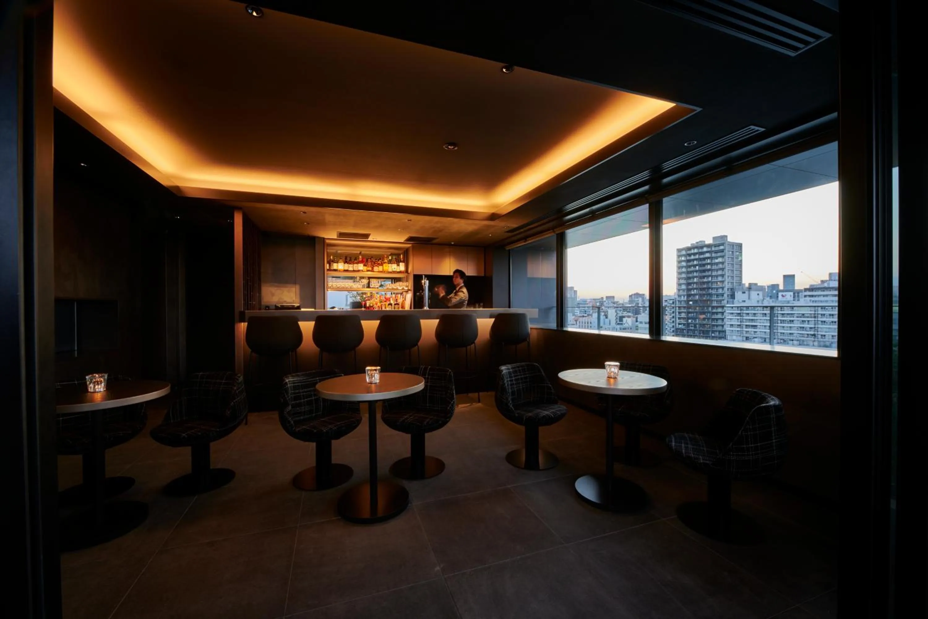 Lounge or bar in The Gate Hotel Ryogoku by Hulic