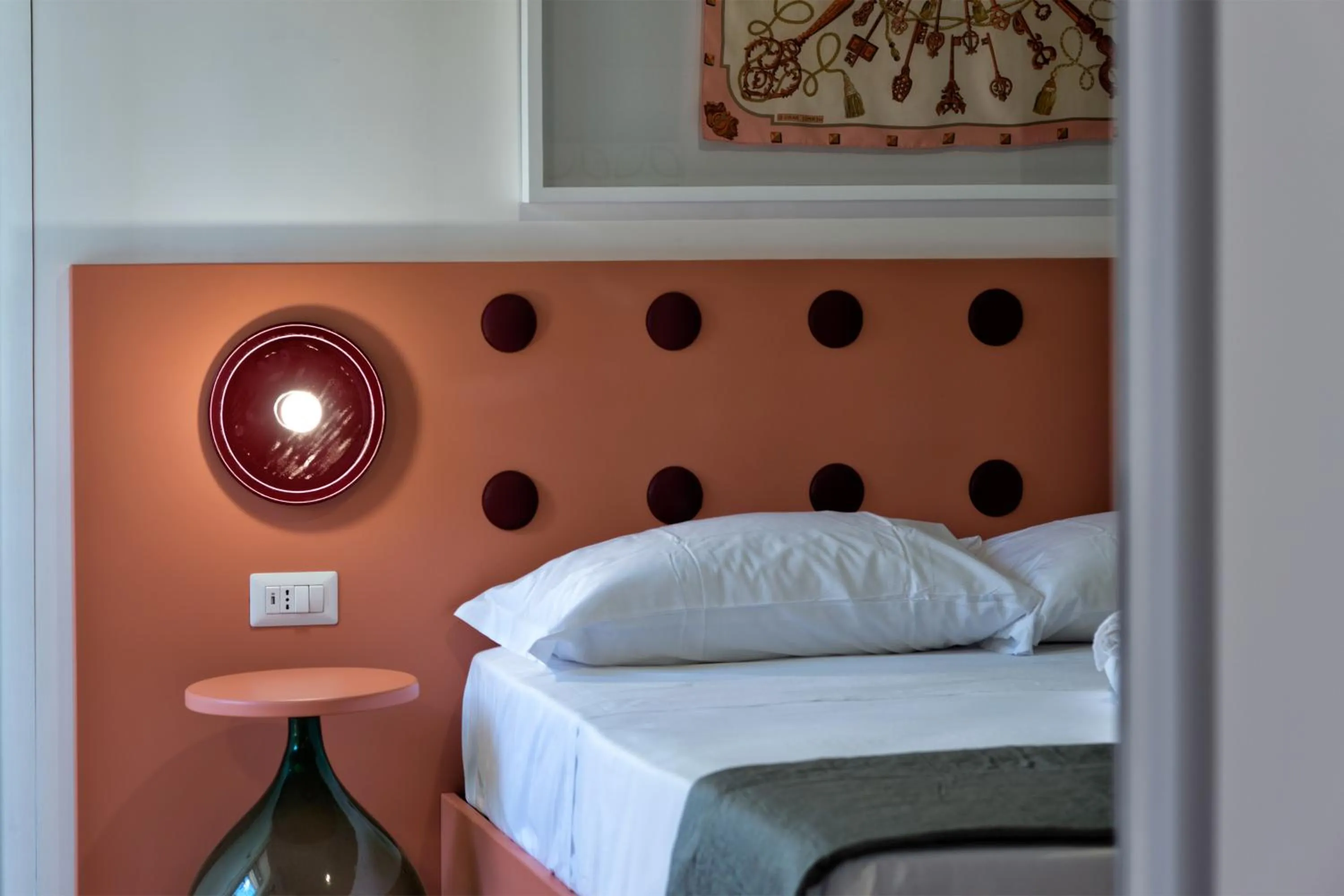 Decorative detail, Bed in Maison Di Fiore B&B