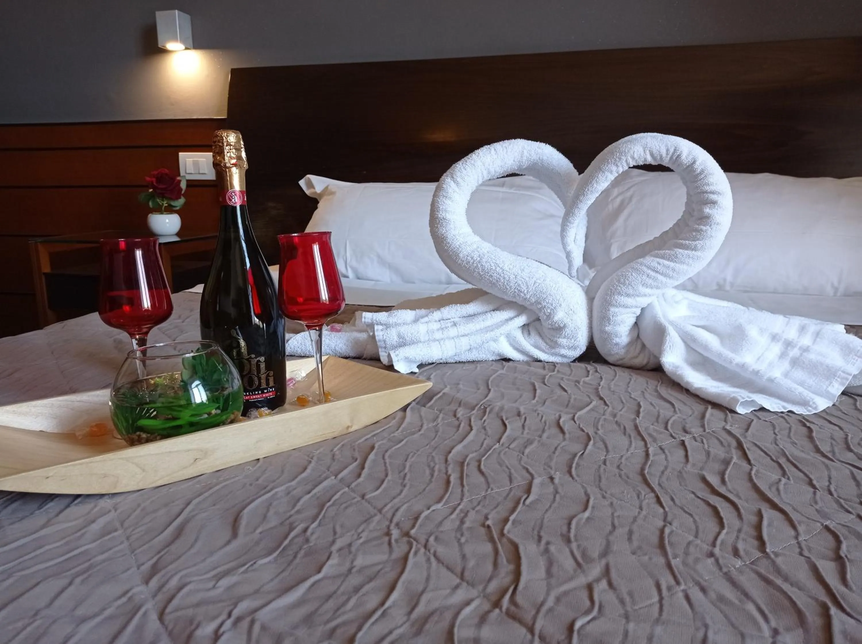 Bed in Romalive Hotel