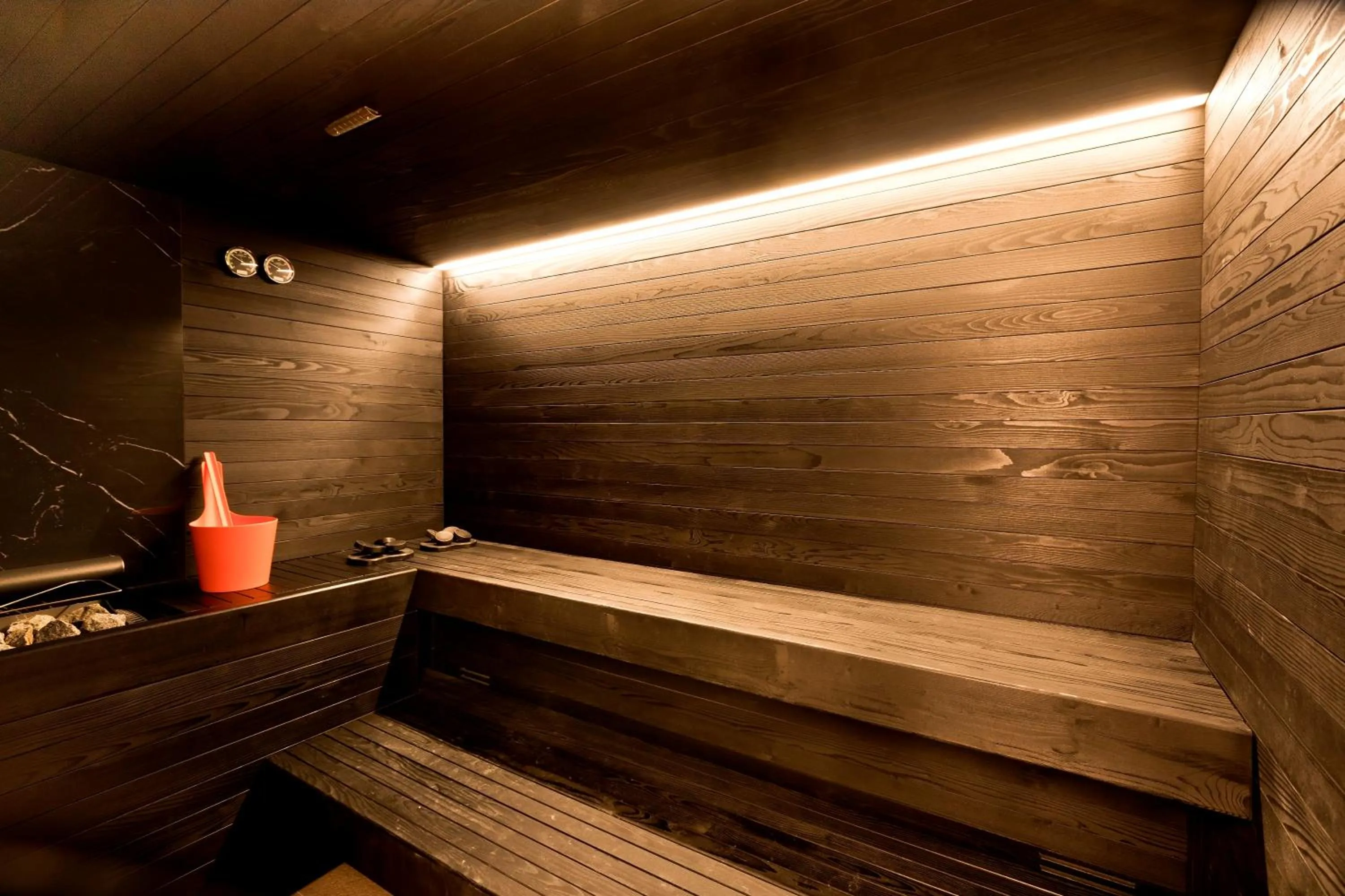 Sauna in Hotel la Palma au Lac