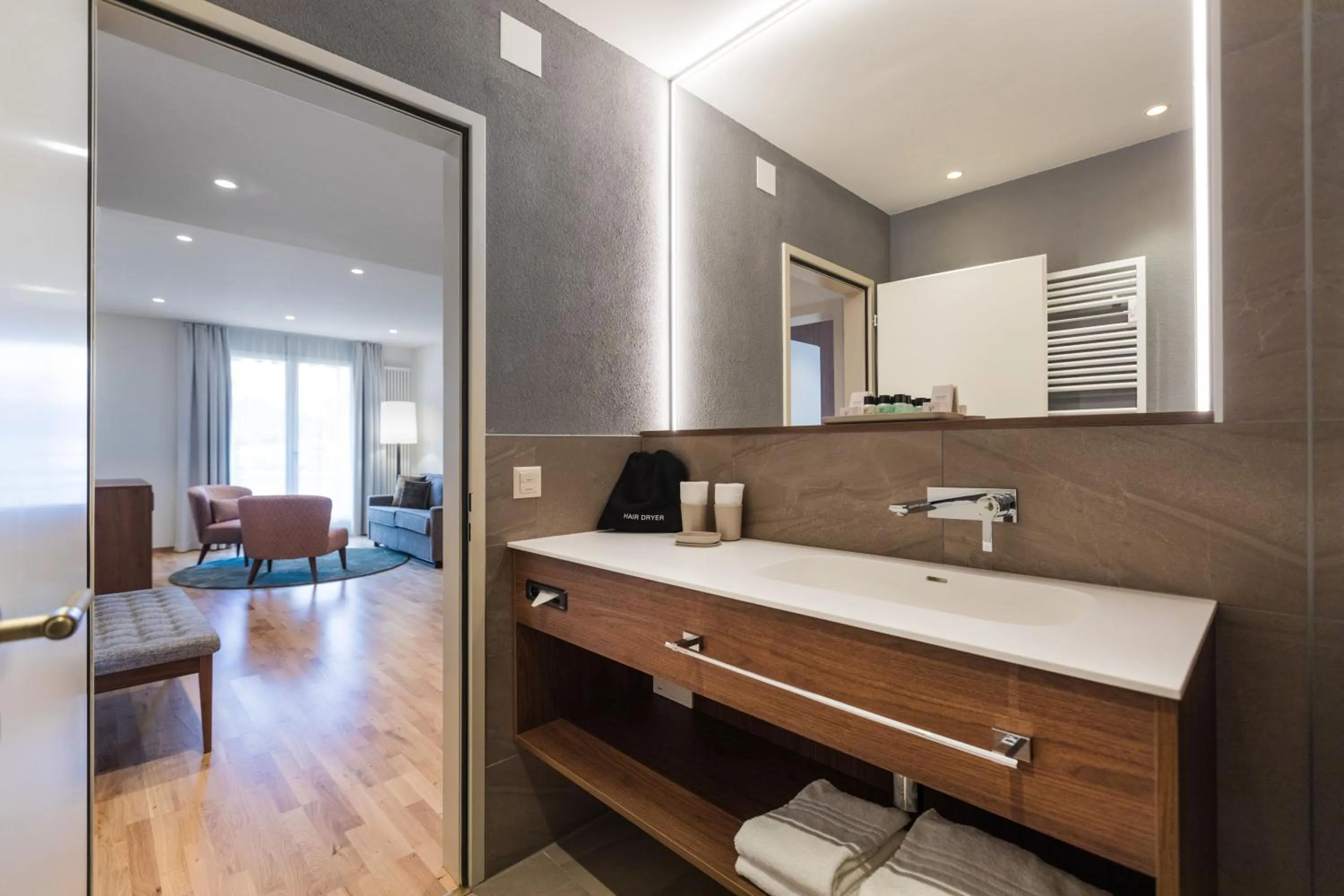 Bathroom in Hotel la Palma au Lac